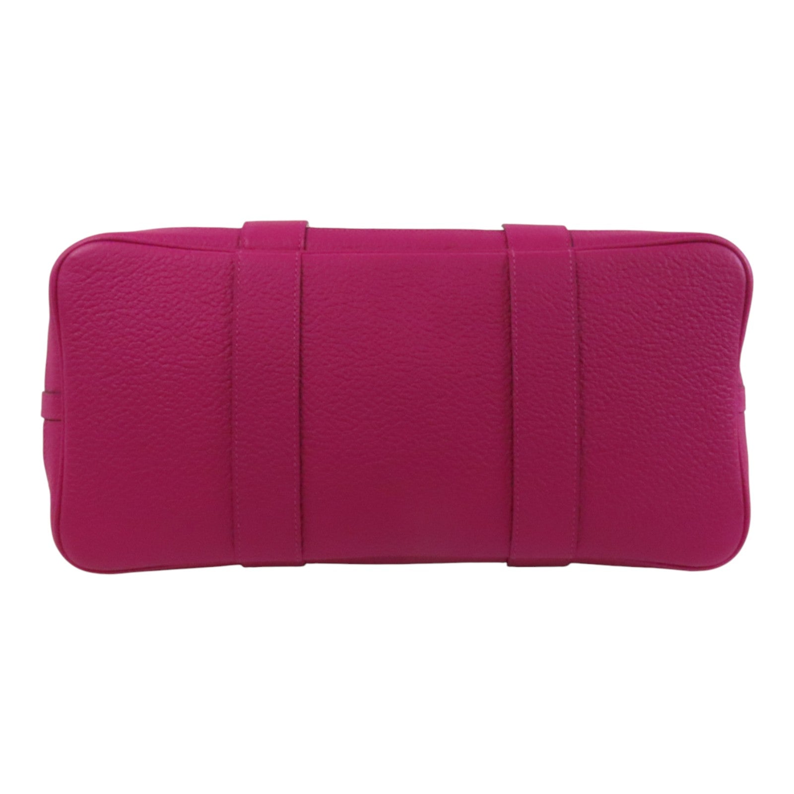 HERMES 帆布Garden Party PM銀扣手挽袋