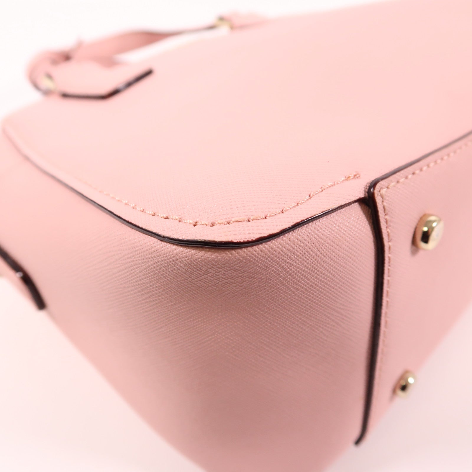 Kate Spade GHW 2 Way Shoulder Bag Calfskin Leather Pink