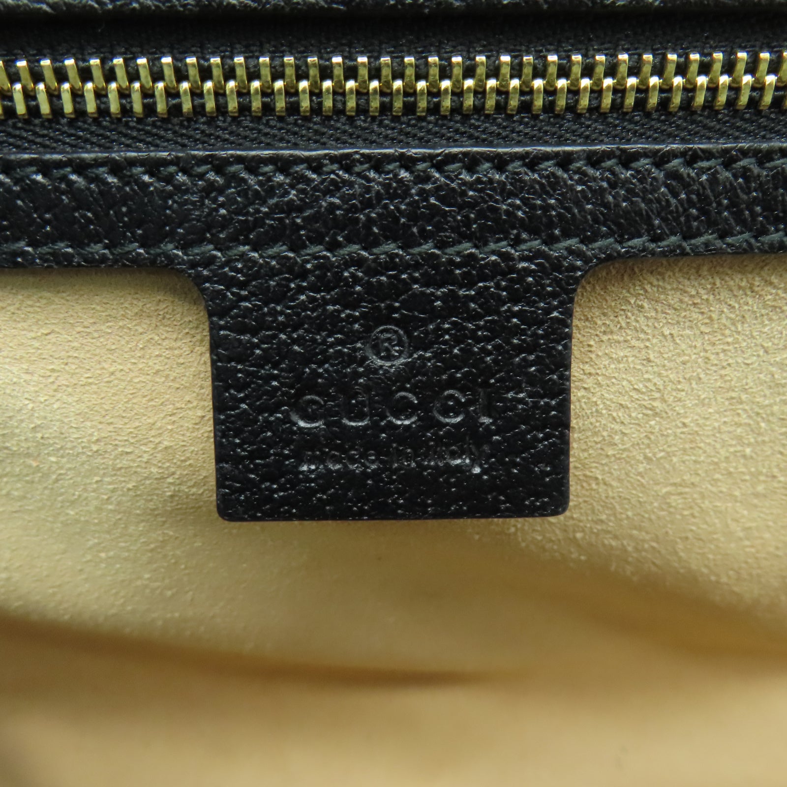 GUCCI 【激減優惠】牛皮皮革Ophidia金扣鏈帶肩背袋黑色