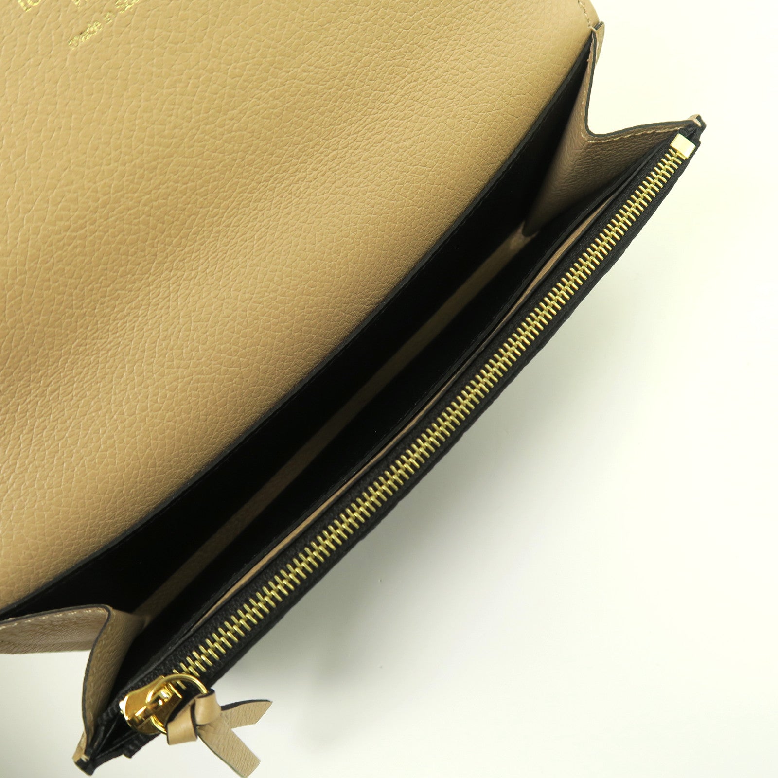LOUIS VUITTON 【激減優惠】Monogram Empreinte Emilie金扣長錢包黑色