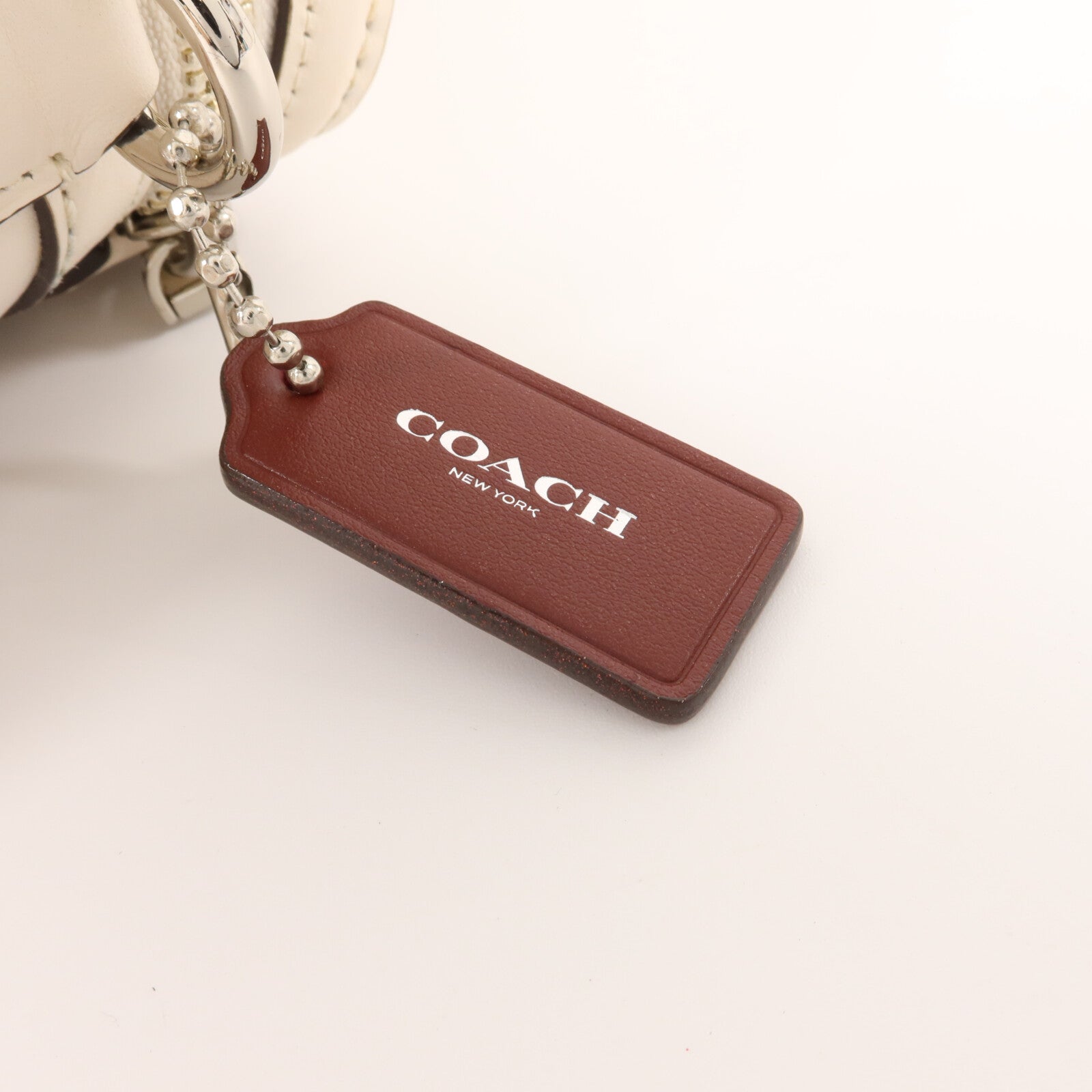 COACH 牛皮皮革Trail Bag With Party Pig Print手挽肩背兩用袋