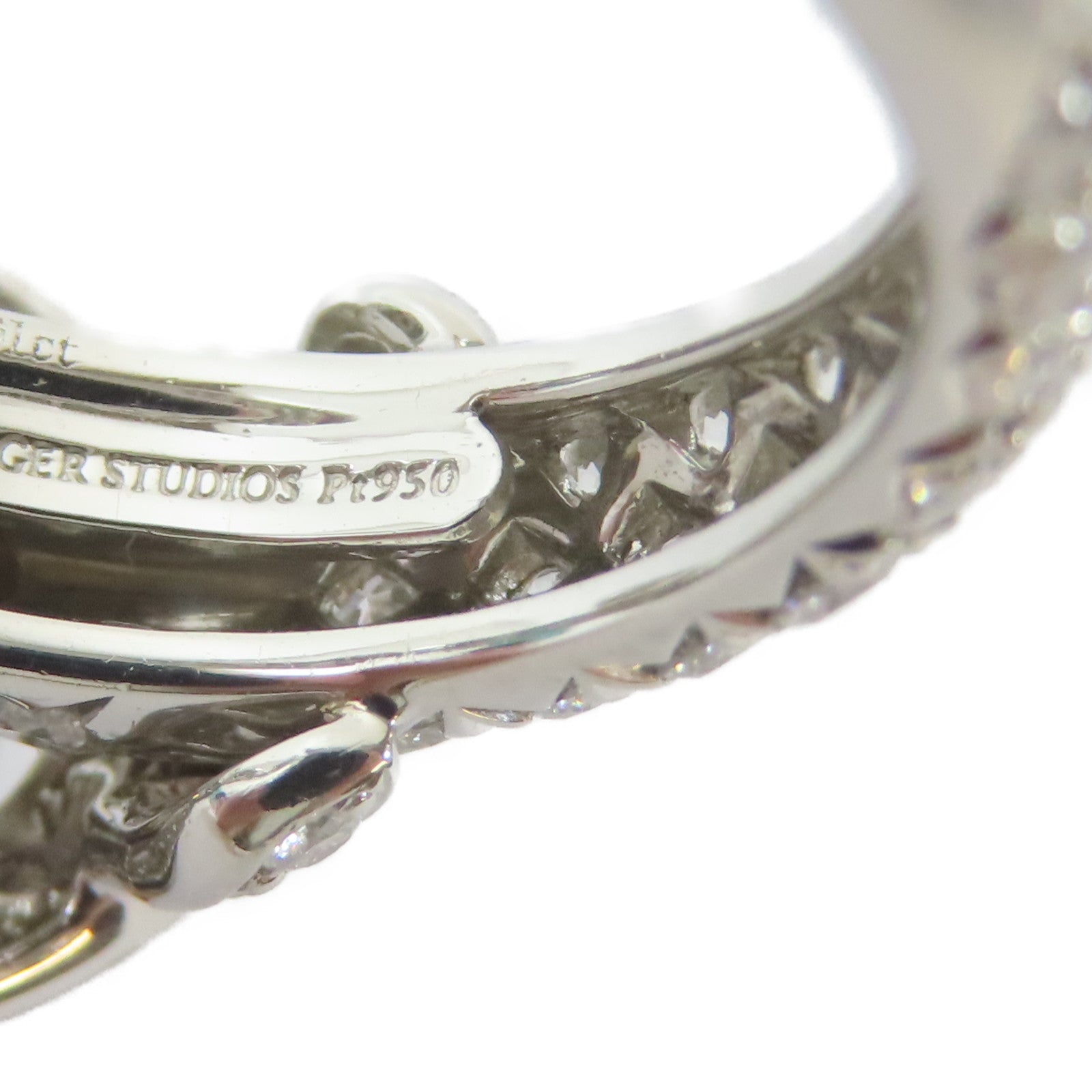 TIFFANY＆CO PT950白金Diamond Ring 1.02ct鑽石戒指US#6