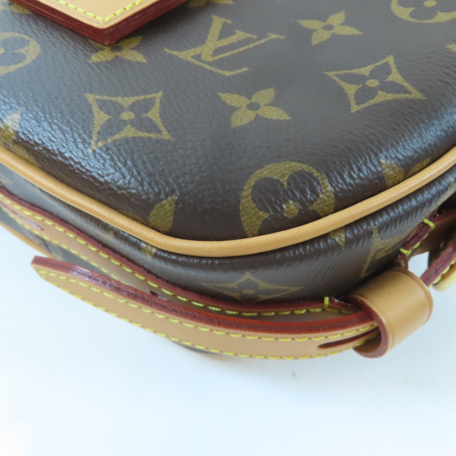 LOUIS VUITTON 【激減優惠】Monogram Boite Chapeau Souple MM金扣手挽袋啡色