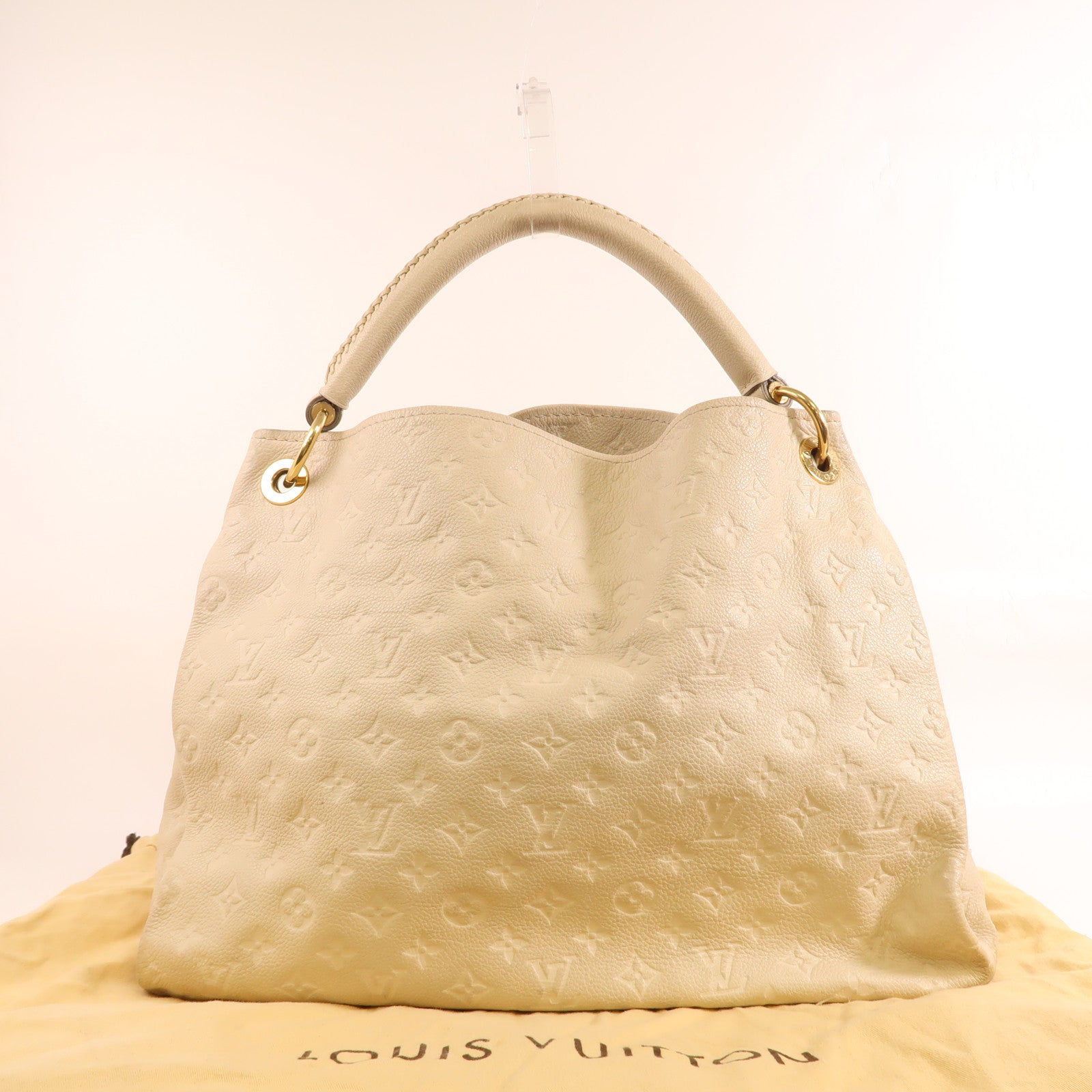 LOUIS VUITTON 【激減優惠】Monogram Empreinte Arsty MM金扣手挽袋