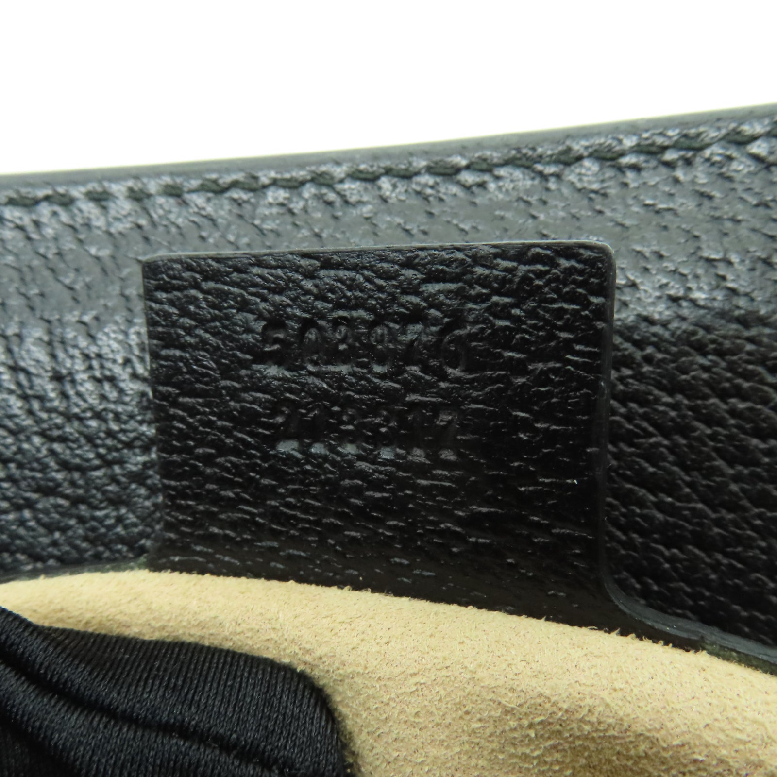 GUCCI 【激減優惠】牛皮皮革Ophidia金扣鏈帶肩背袋黑色