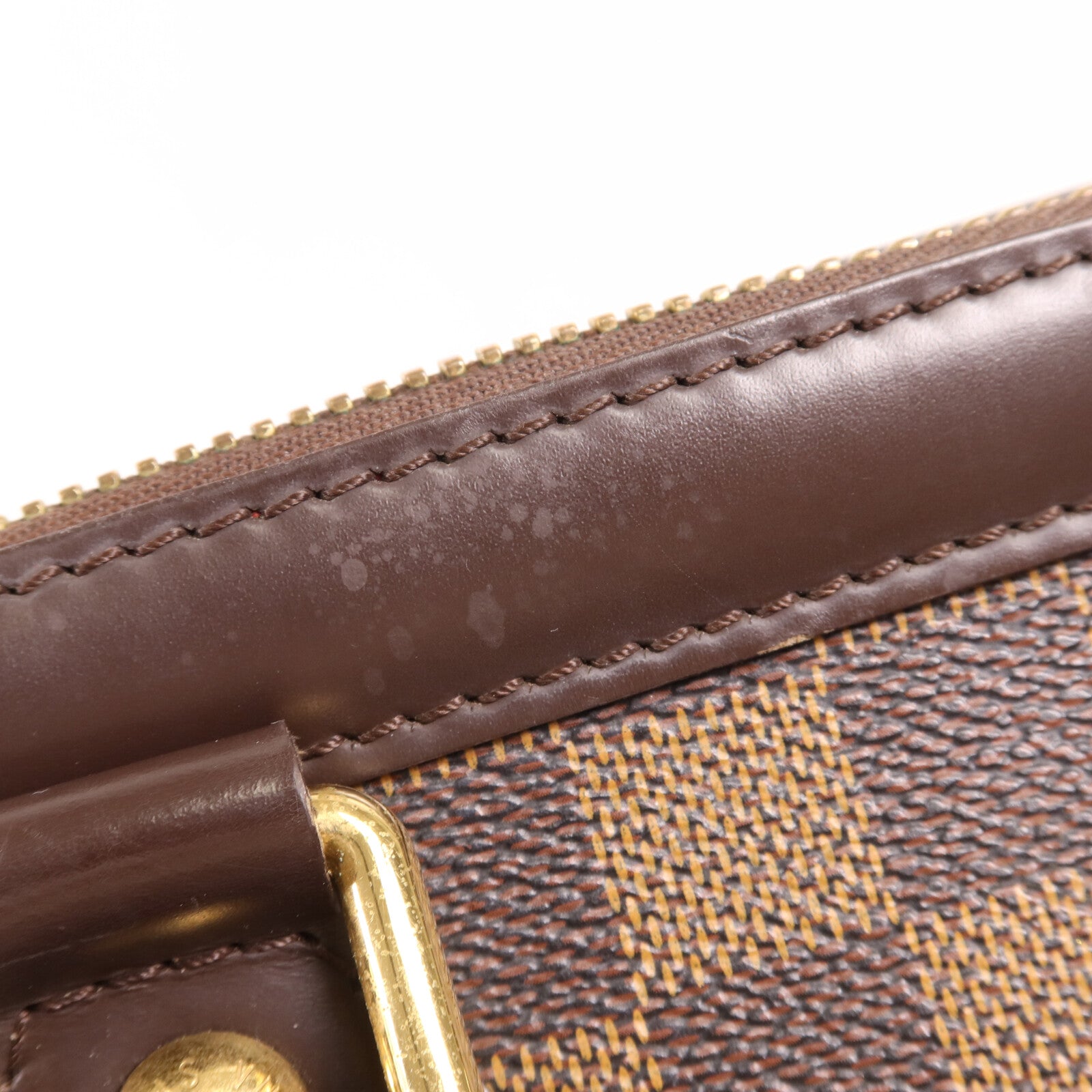 LOUIS VUITTON Damier Trevi PM金扣手挽肩背兩用袋