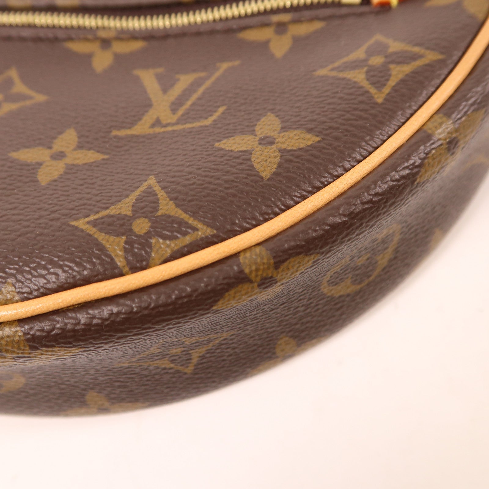LOUIS VUITTON LV GHW Loop 2 Way Shoulder Bag M81098 Monogram Brown