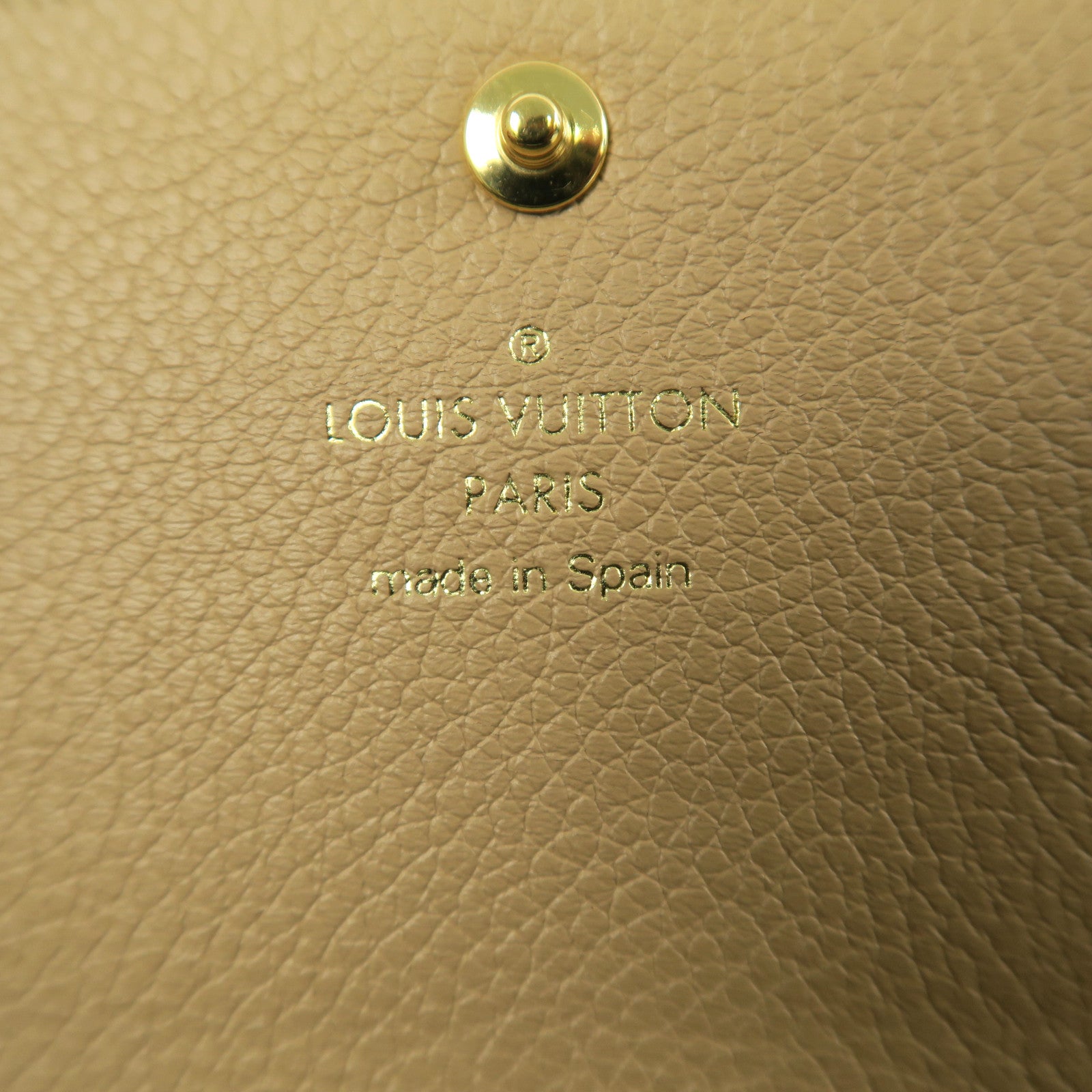 LOUIS VUITTON 【激減優惠】Monogram Empreinte Emilie金扣長錢包黑色