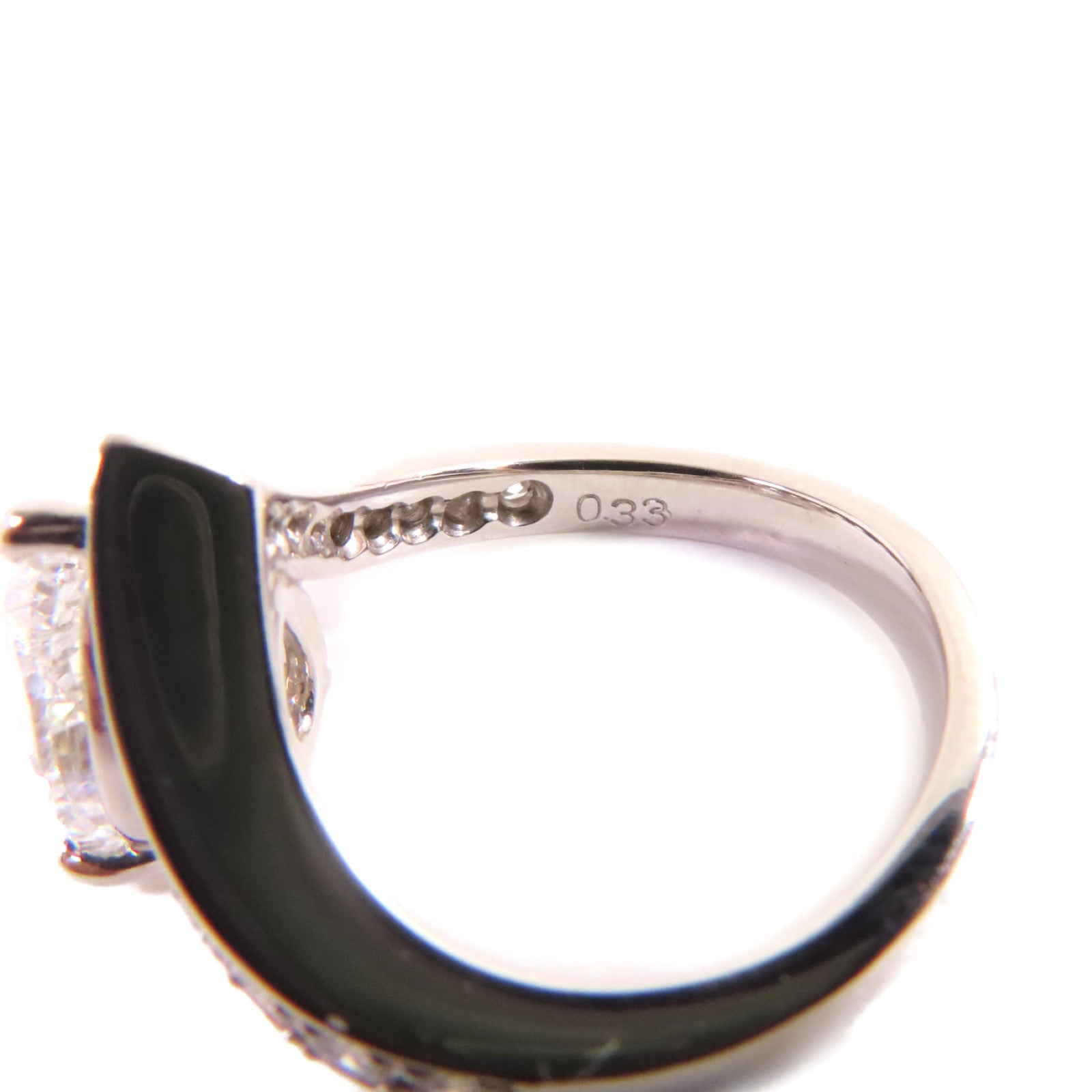 JEWELRY (PRICE DOWN) 2.032ct Diamond 0.33ct Diamond Ring PT900 Platinum US#4.5