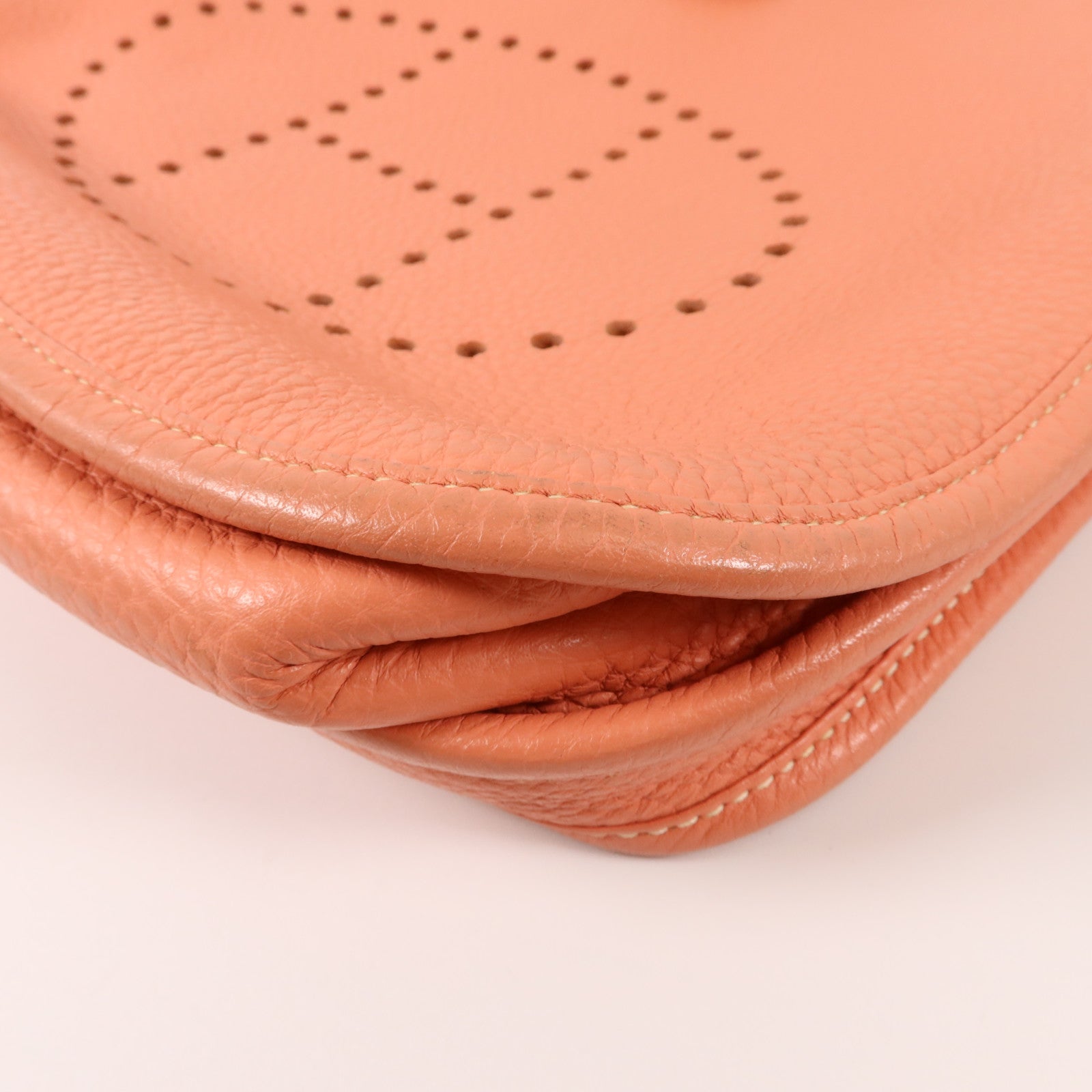 HERMES Clemence皮革Evelyne PM肩背袋Crevette