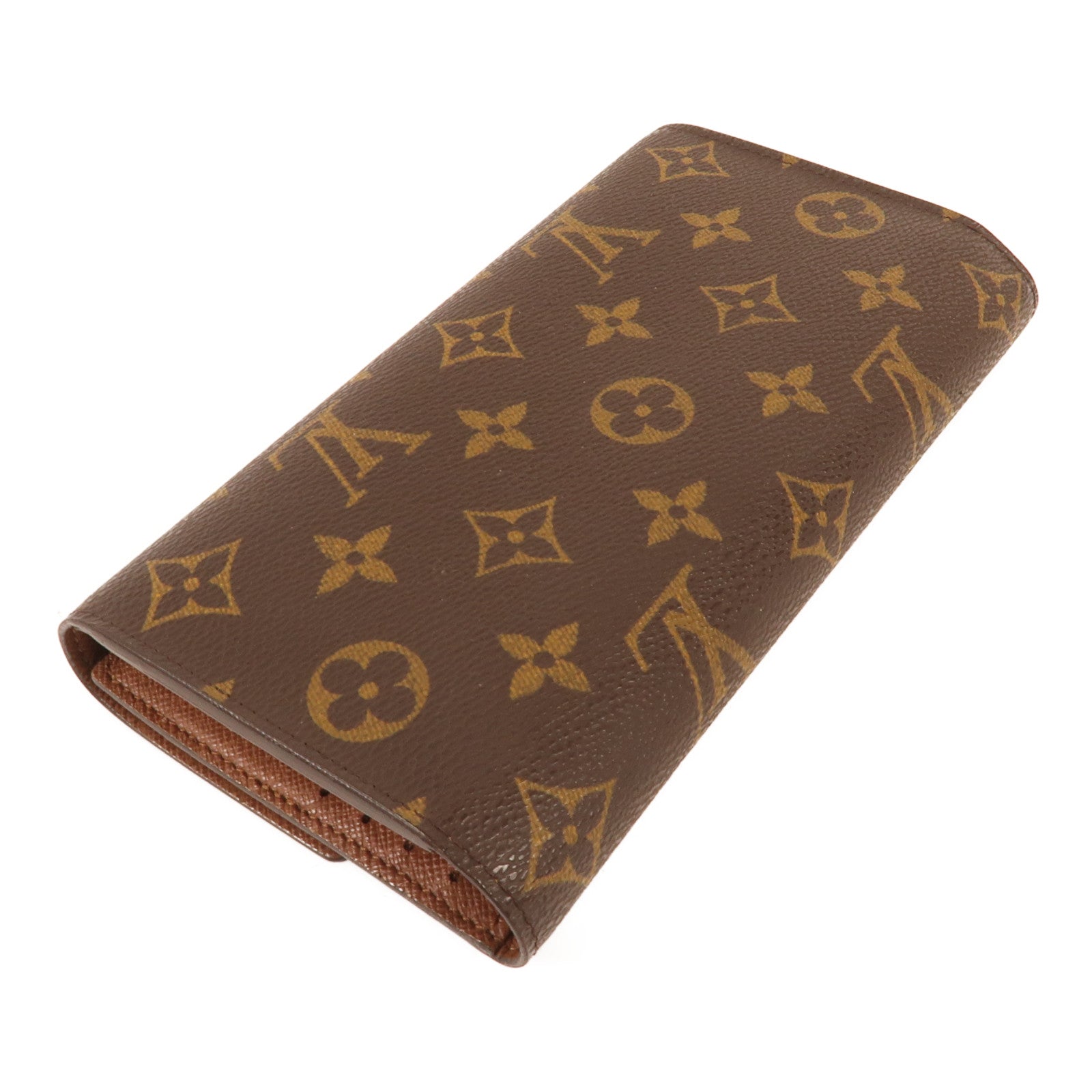 LOUIS VUITTON Monogram Long Wallet金扣長錢包