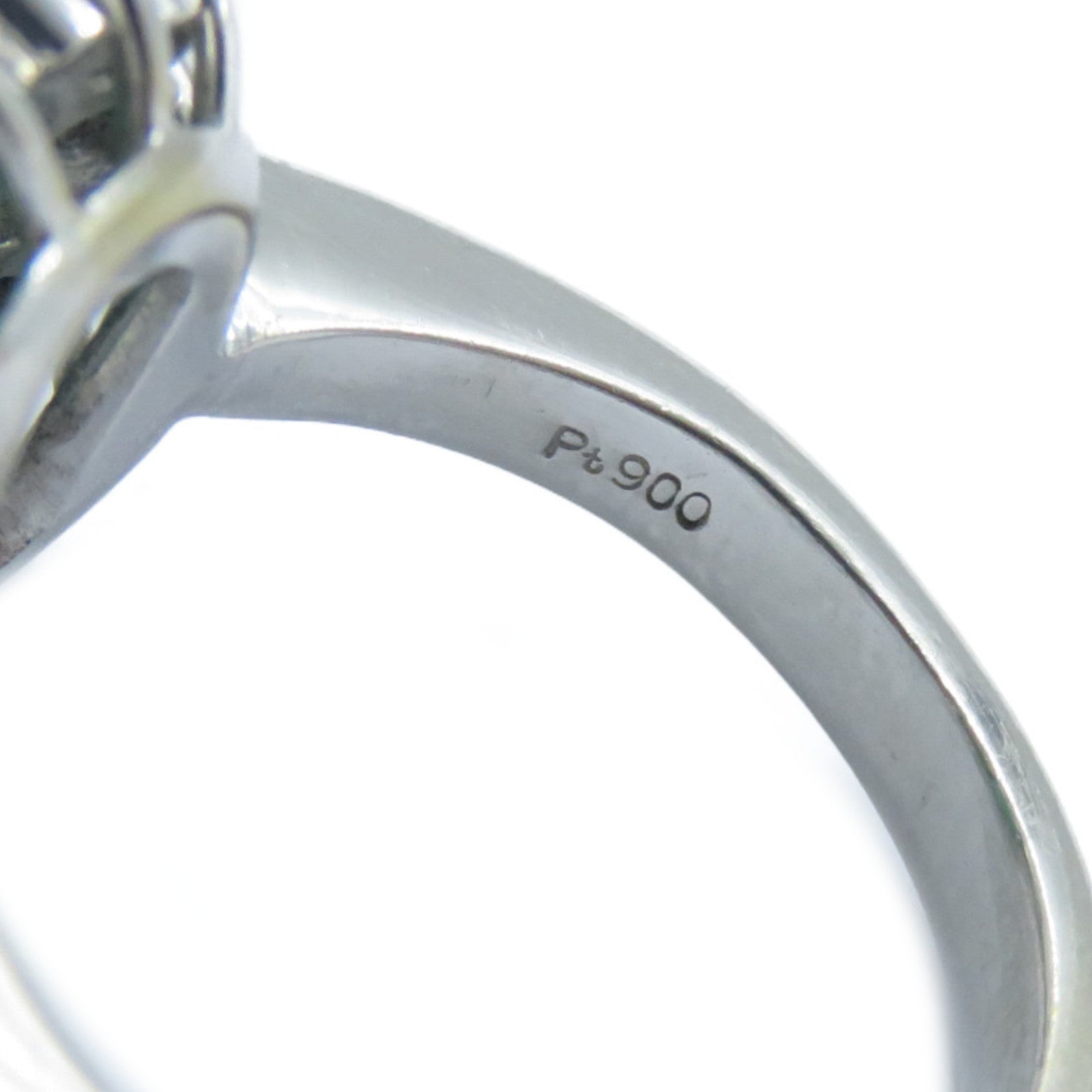 JEWELRY 【激減優惠】PT900鉑金Emerald Diamond Ring 1.92ct綠寶石/0.74ct鑽石戒指US#5