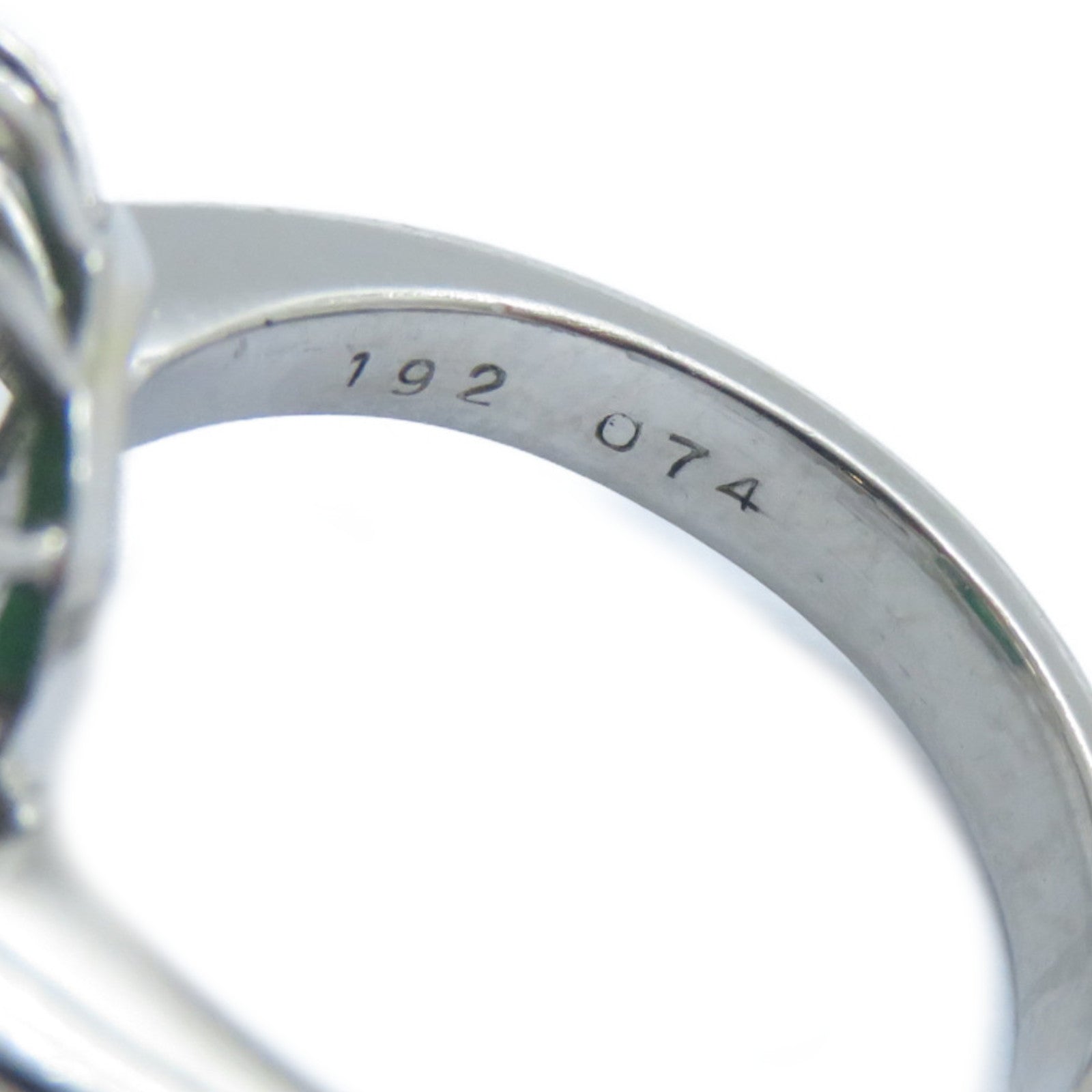 JEWELRY 【激減優惠】PT900鉑金Emerald Diamond Ring 1.92ct綠寶石/0.74ct鑽石戒指US#5