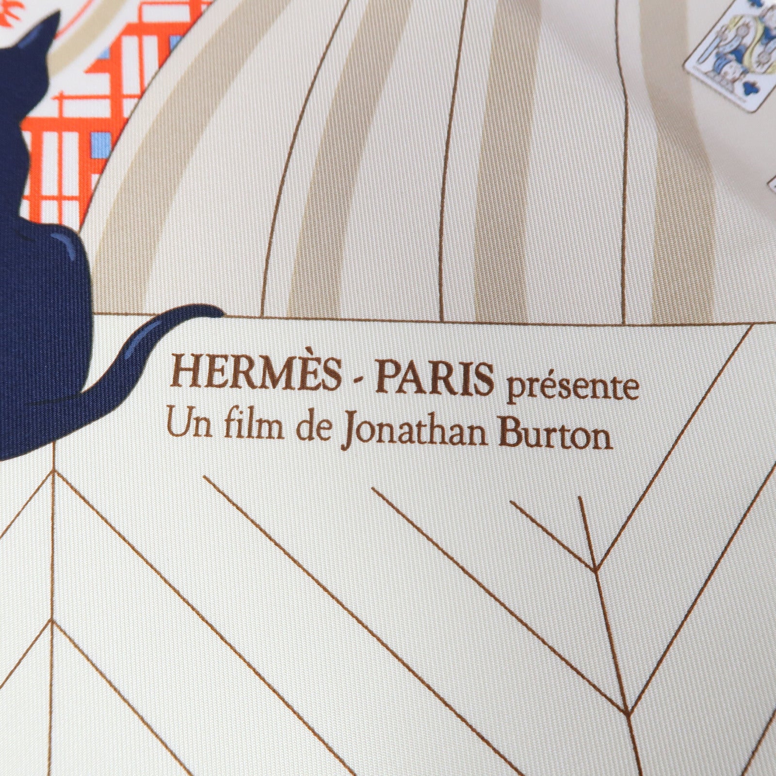 HERMES 【激減優惠】絲質Scarf圍巾米色/橙色/藍色