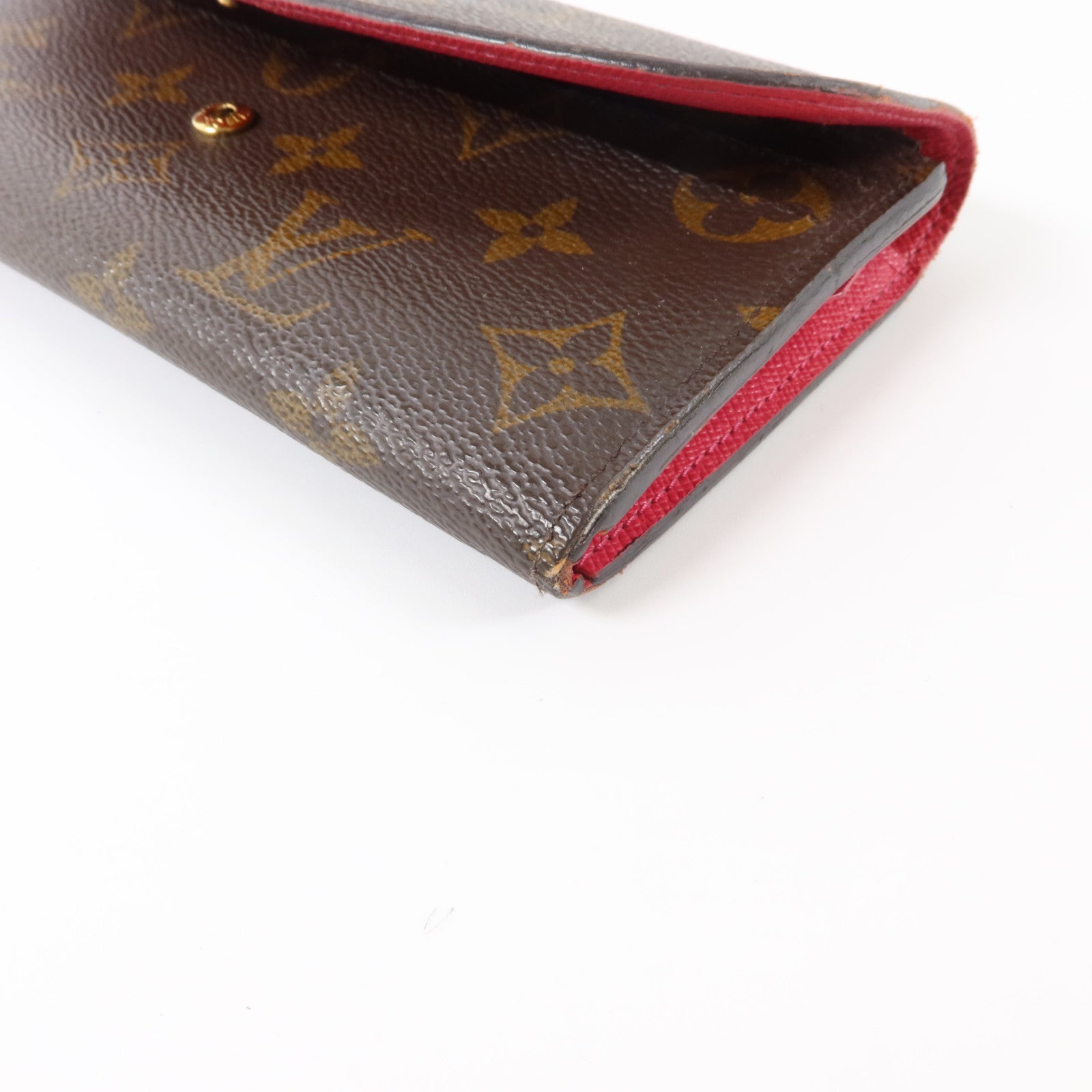 LOUIS VUITTON Monogram Emilie金扣長錢包