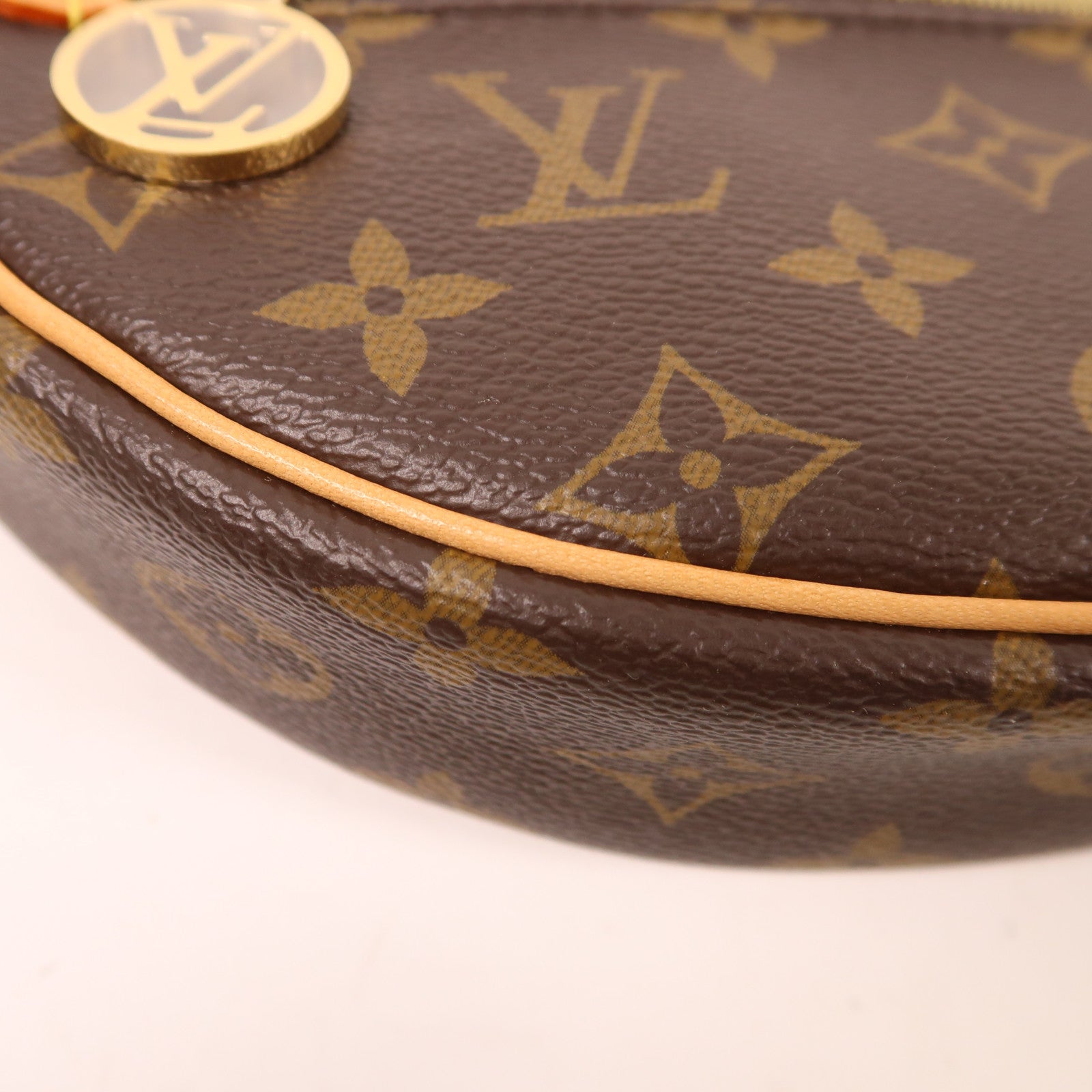 LOUIS VUITTON LV GHW Loop 2 Way Shoulder Bag M81098 Monogram Brown