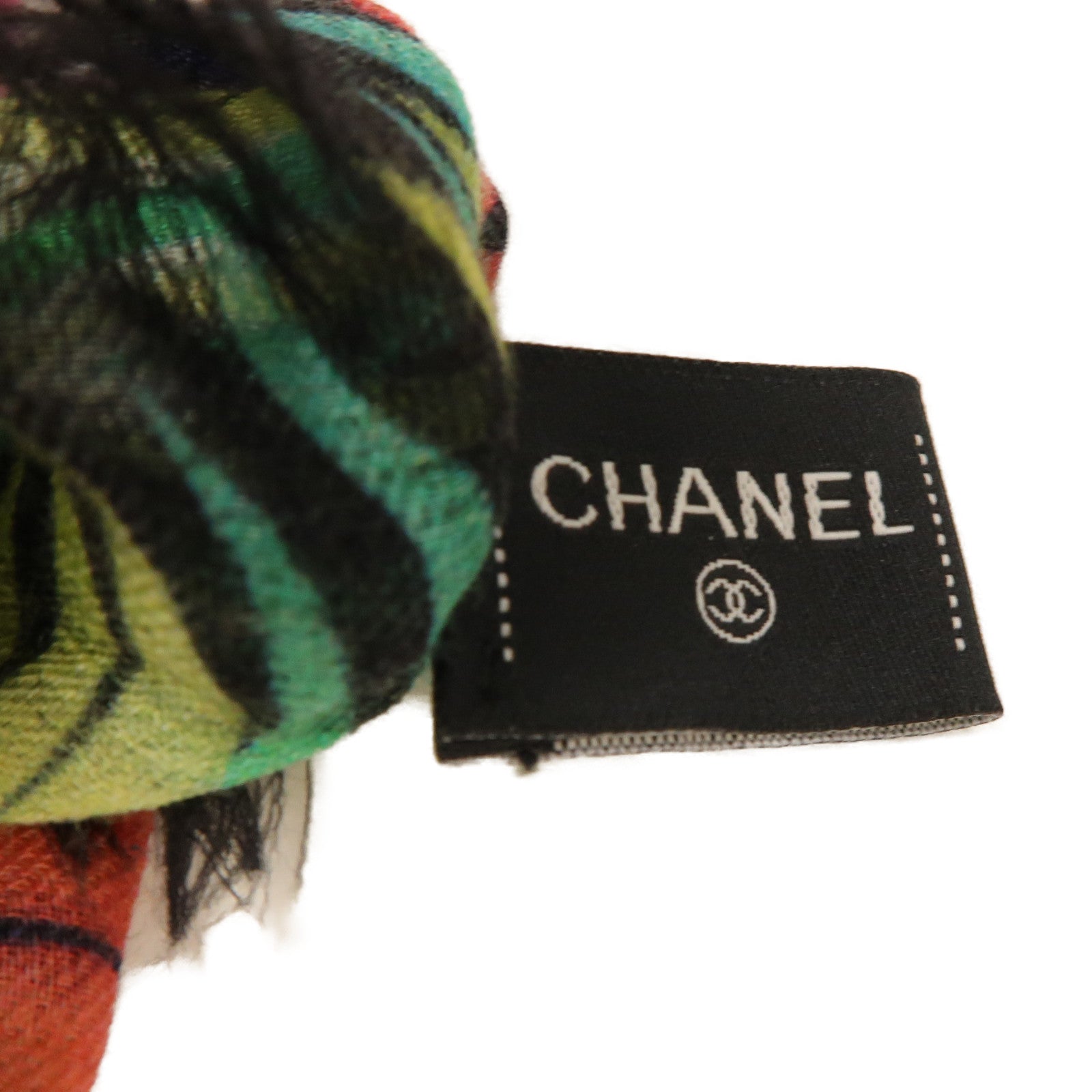 CHANEL 羊絨Scarf圍巾黑色