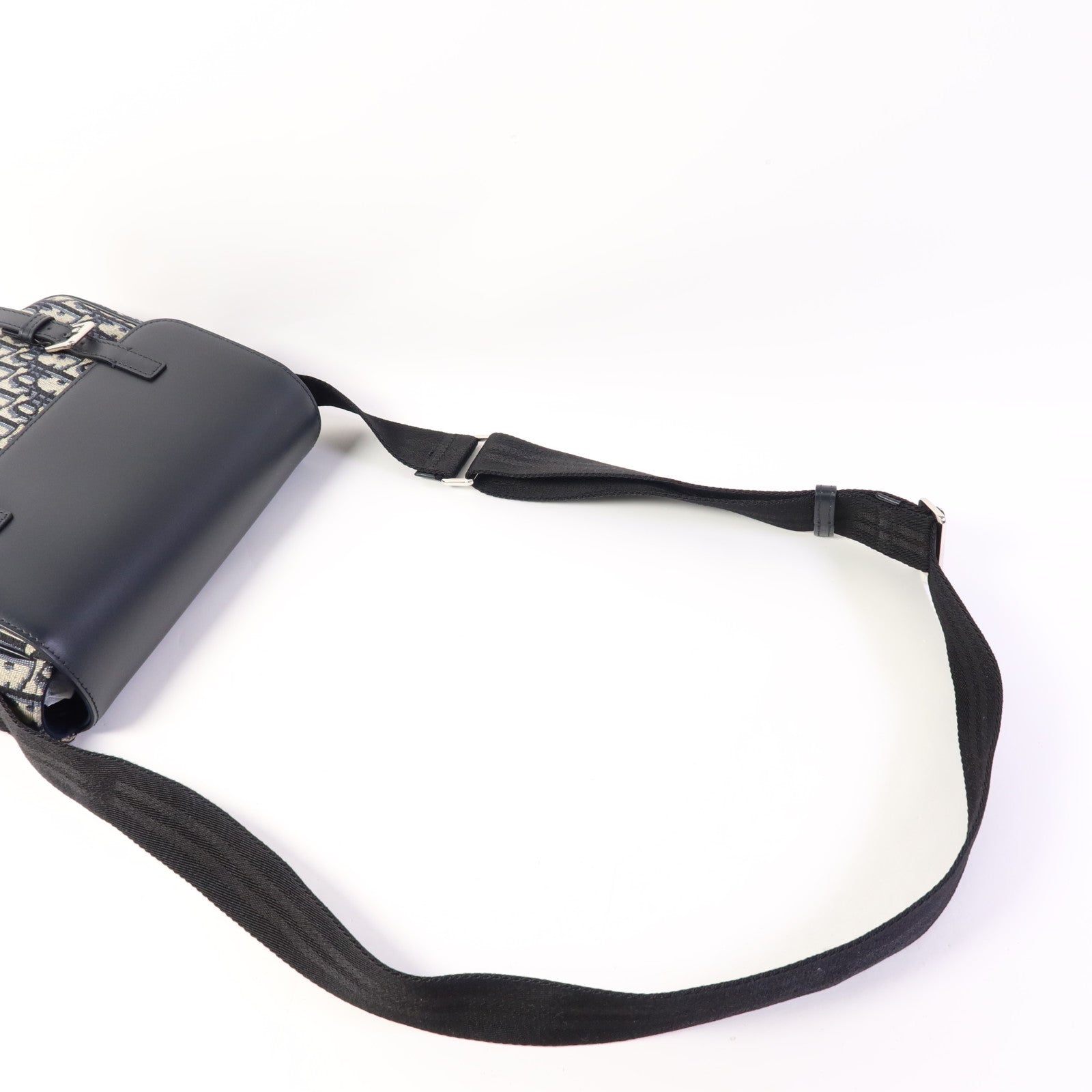 Dior 帆布Kids' Messenger Bag銀扣肩背袋