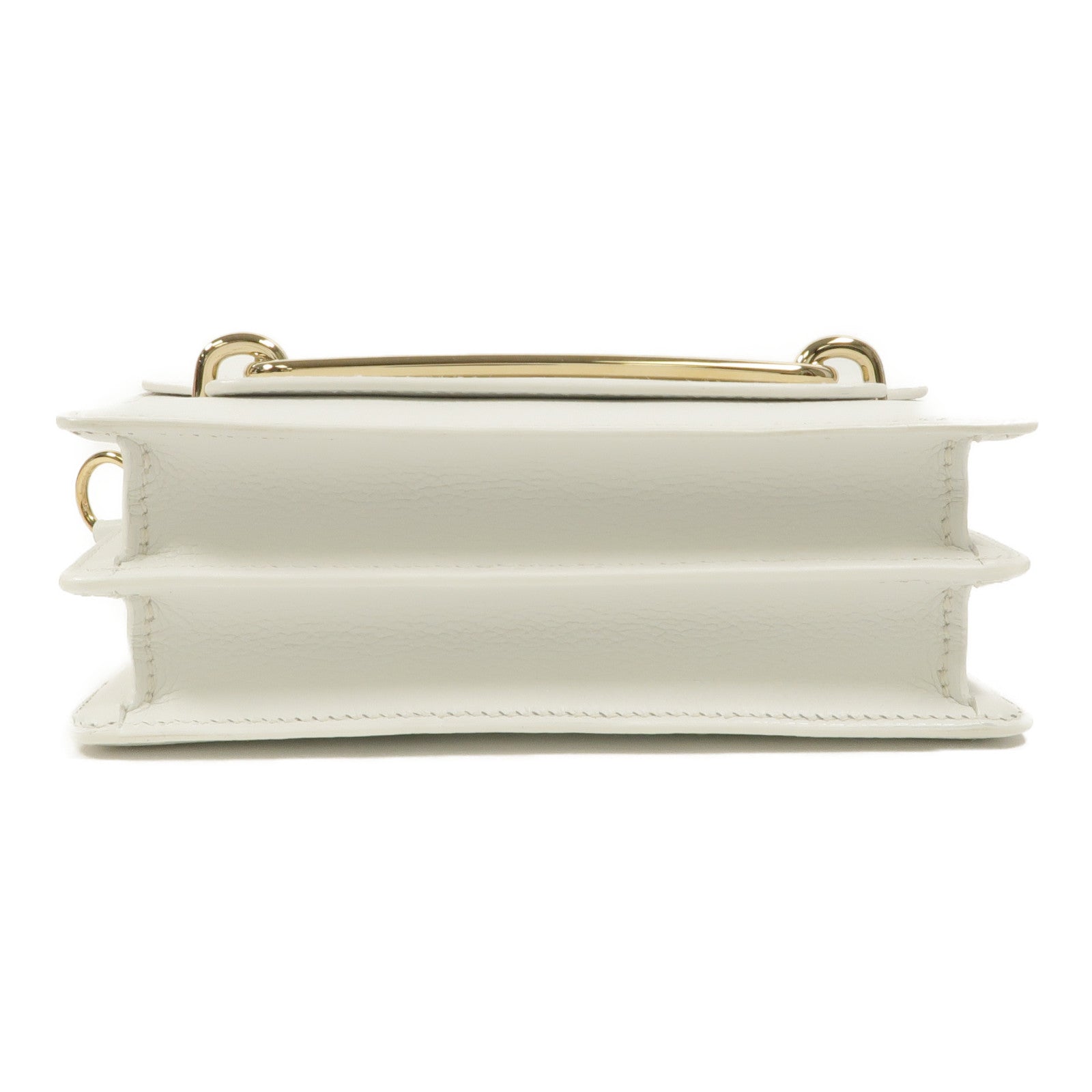 HERMES Evercolor皮革Roulis Mini肩背袋New White
