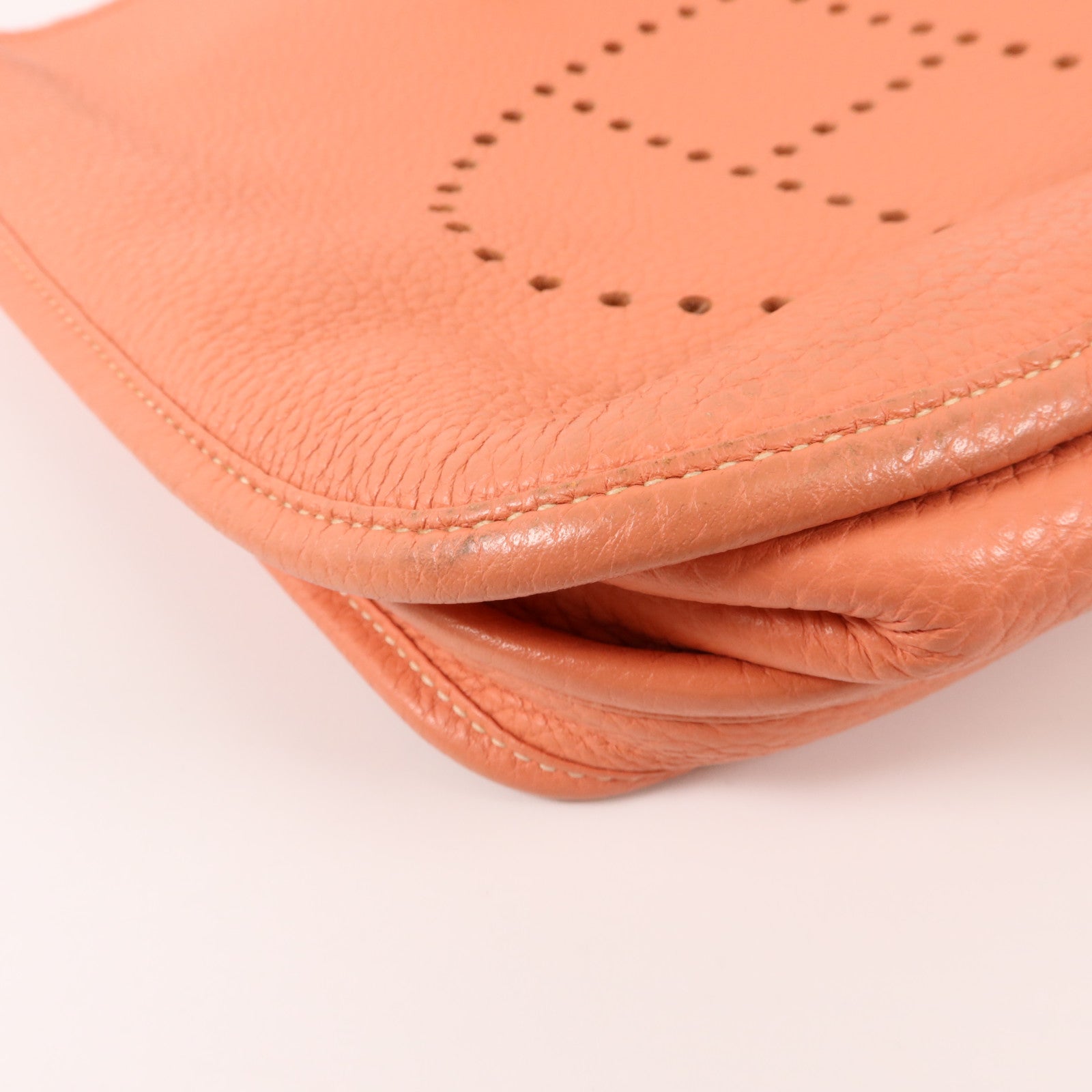 HERMES Clemence皮革Evelyne PM肩背袋Crevette