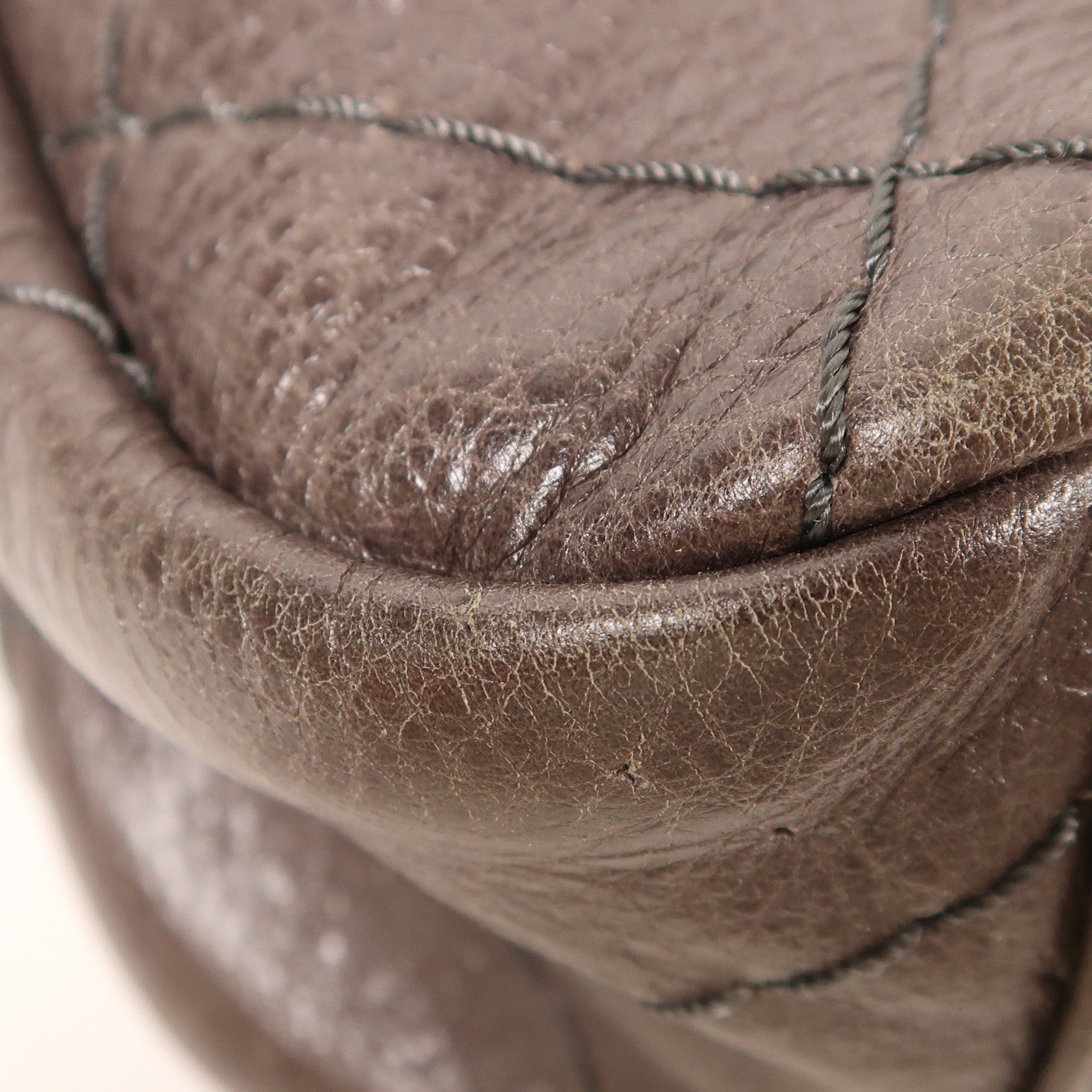 CHANEL【激減優惠】 牛皮皮革Shoulder Bag銀扣肩背袋