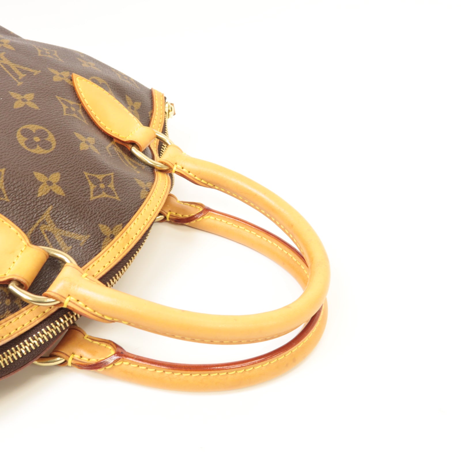 LOUIS VUITTON 【激減優惠】Monogram Lockit金扣手挽袋啡色
