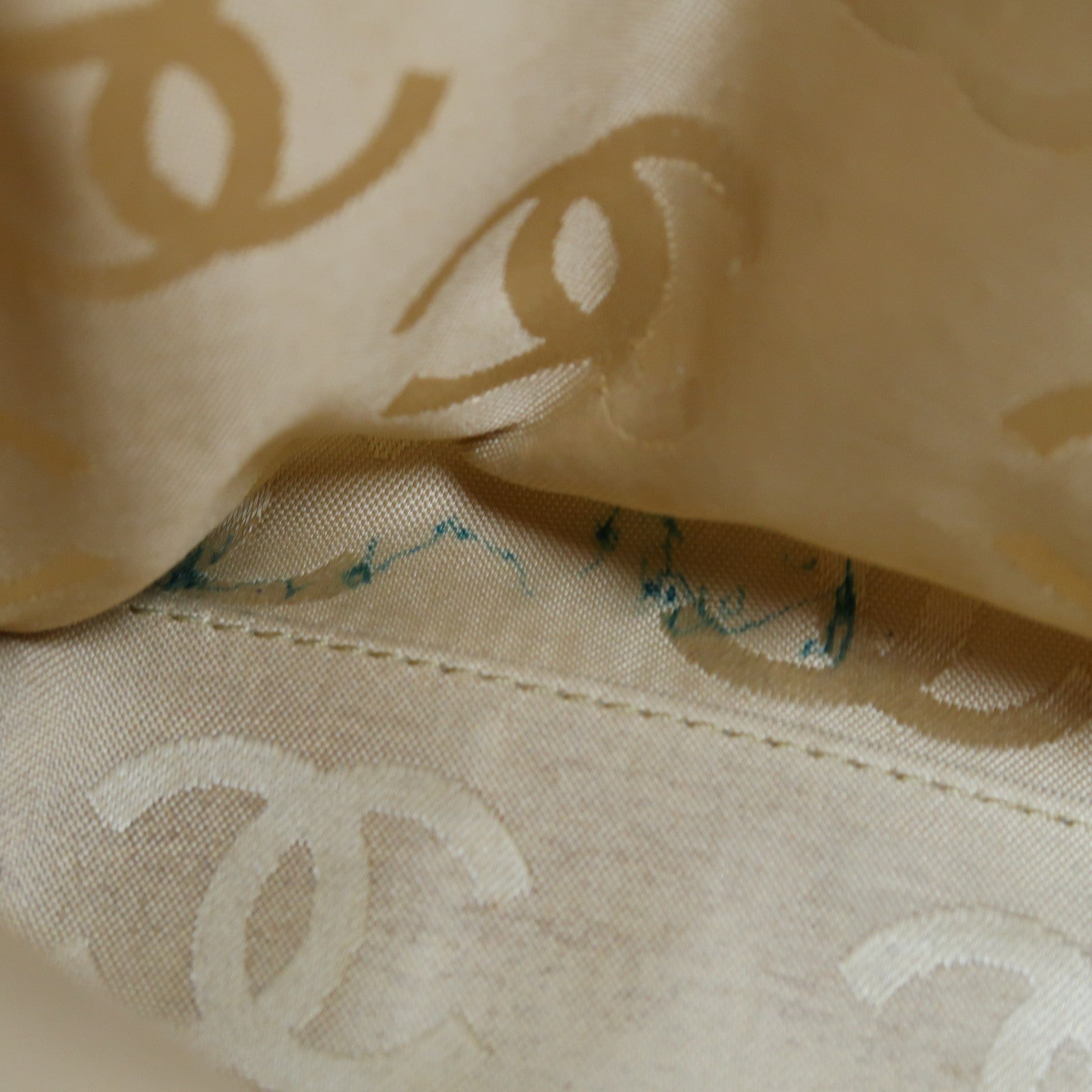 CHANEL 【激減優惠】菱格牛皮皮革Handbag金扣手挽袋啡色