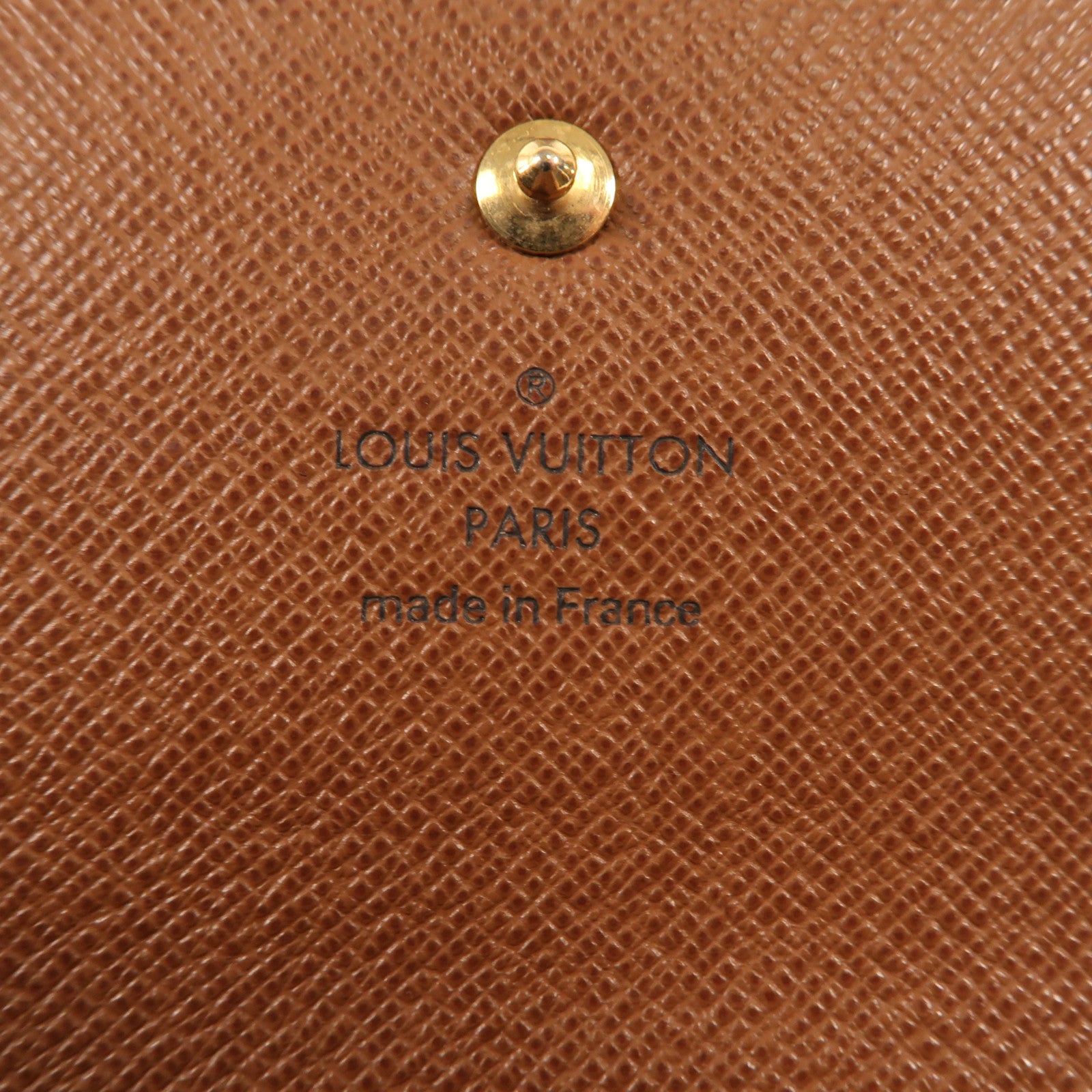 LOUIS VUITTON Monogram Long Wallet金扣長錢包