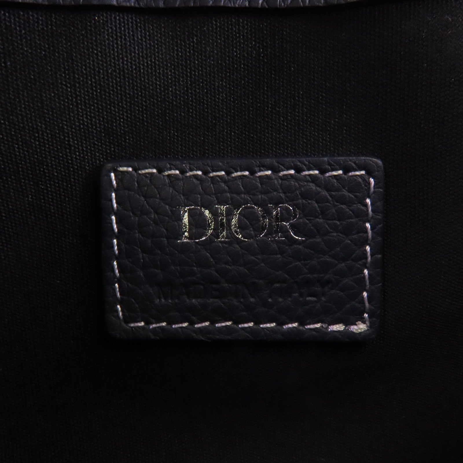 Dior 牛皮皮革Saddle Messenger Bag銀扣肩背袋