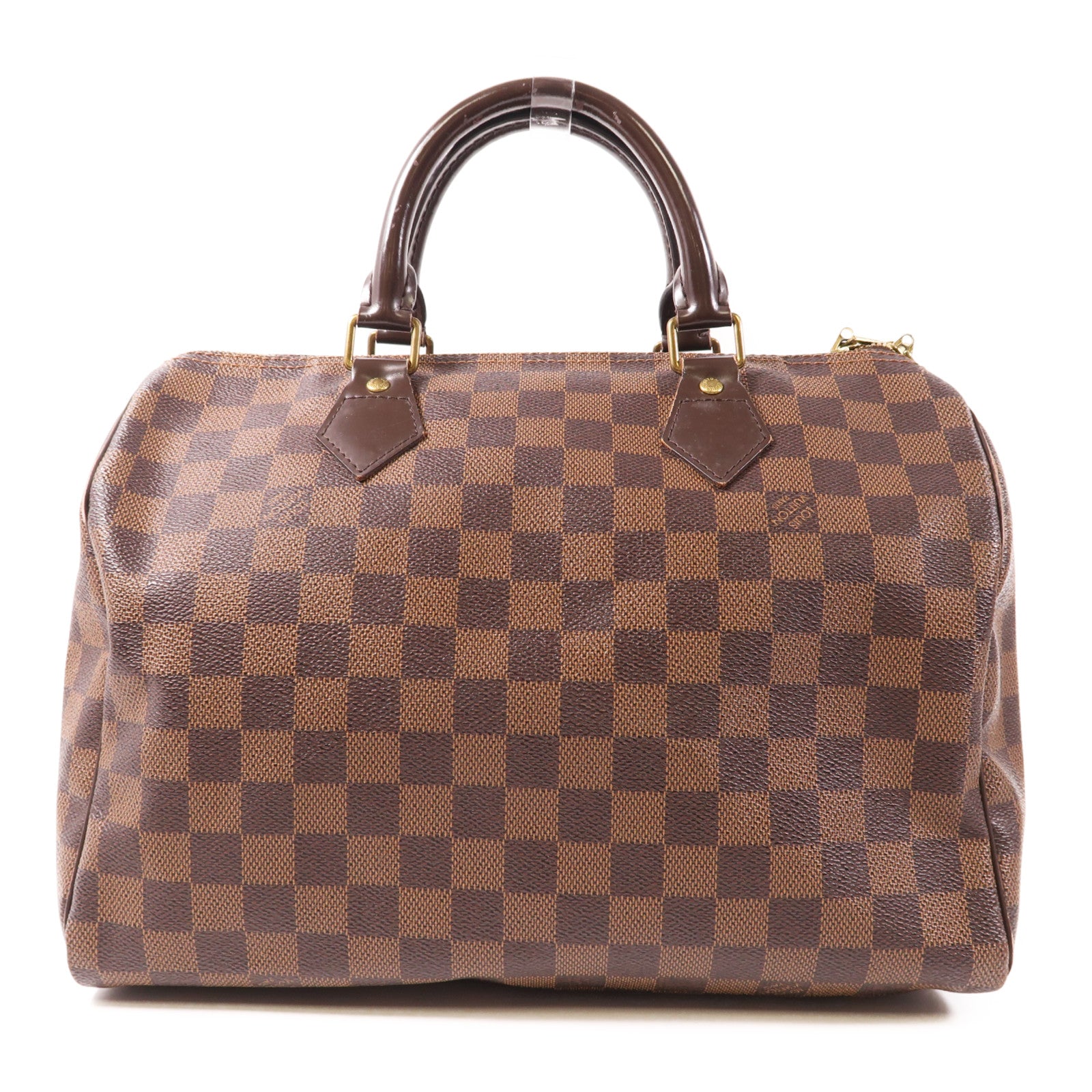 LOUIS VUITTON LV GHW Speedy Bandouliere 30 2 Way Shoulder Bag N40590 Damier