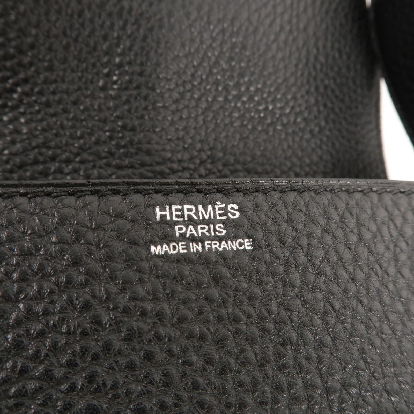 HERMES Togo皮革Steve肩背袋Noir