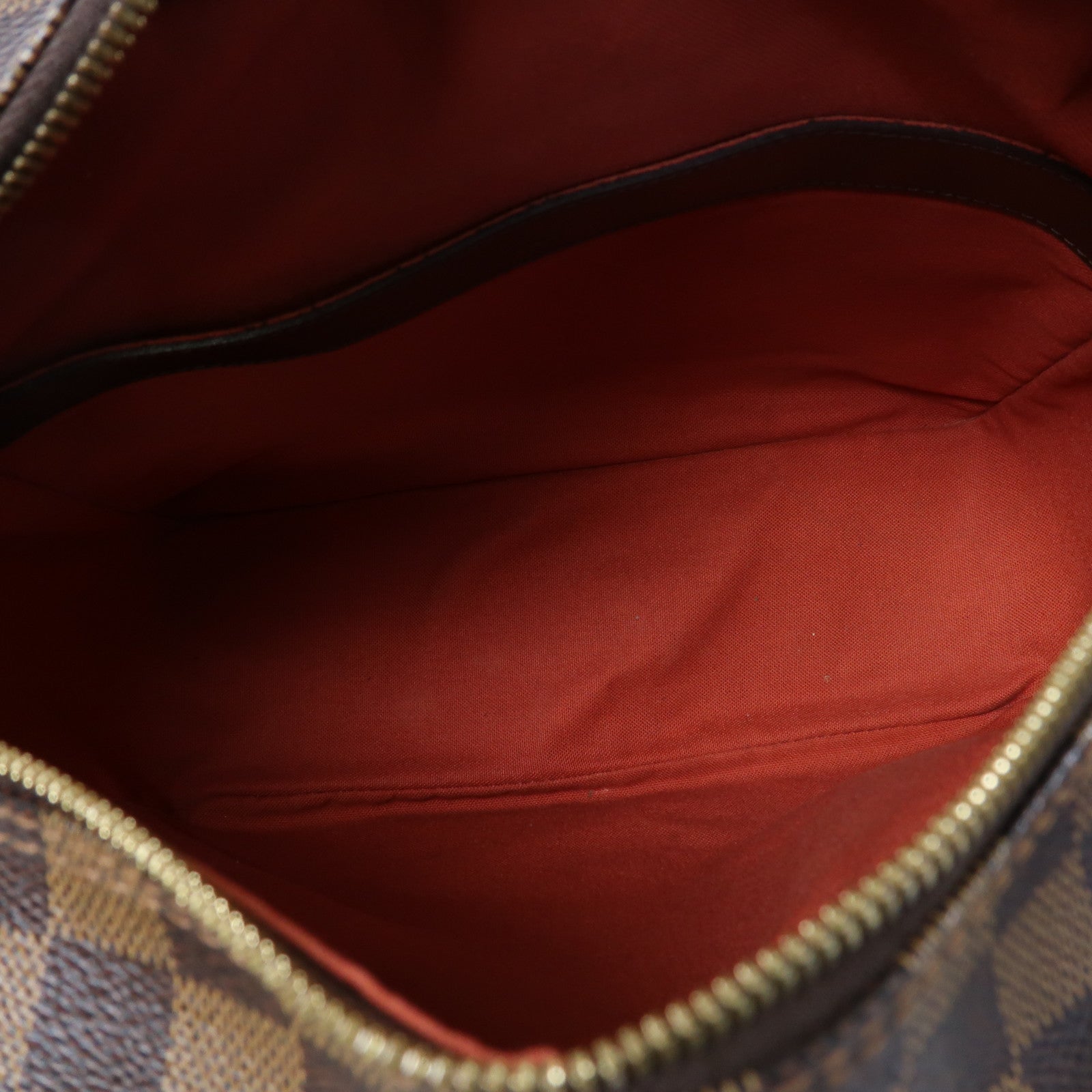 LOUIS VUITTON 【激減優惠】Damier Ebene Naviglio金扣肩背袋啡色