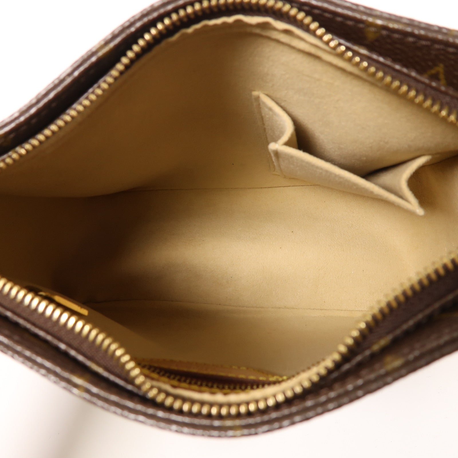 LOUIS VUITTON Monogram Looping MM金扣肩背袋棕色