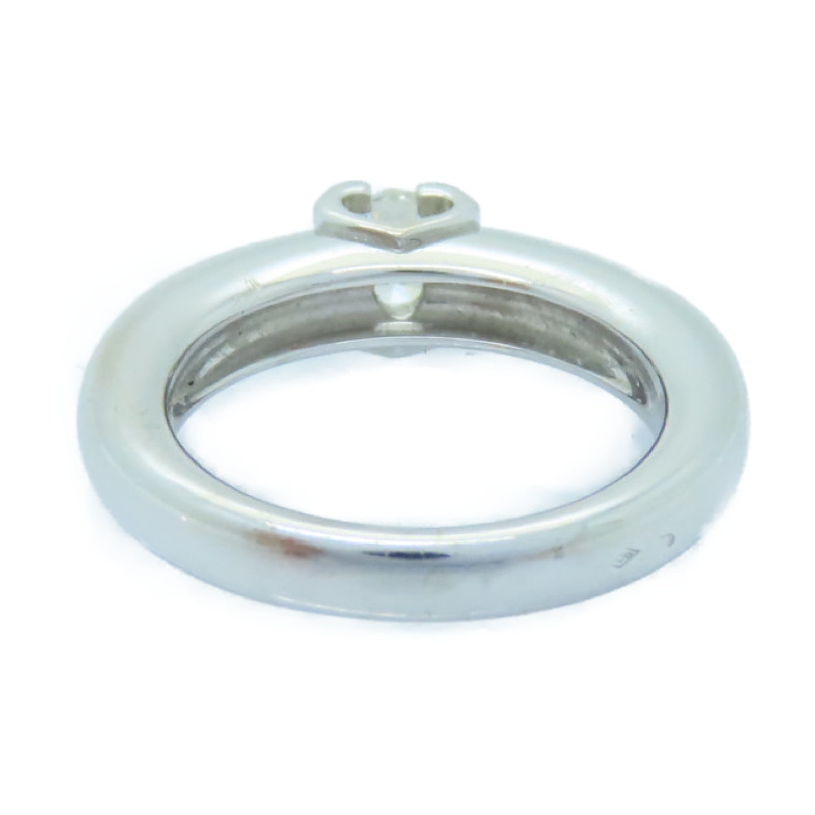 CARTIER 【激減優惠】18K白金Diamond Ring 0.50ct鑽石戒指US#6/Cartier#52銀色