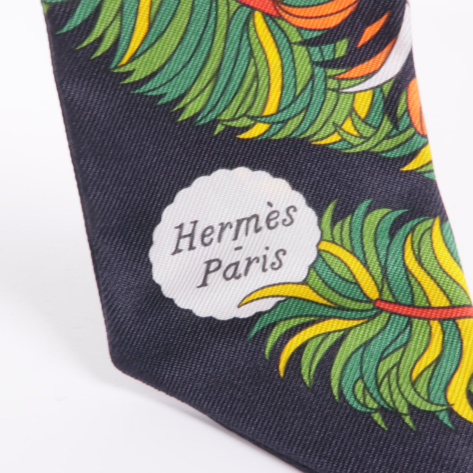 HERMES 絲質Twilly絲巾