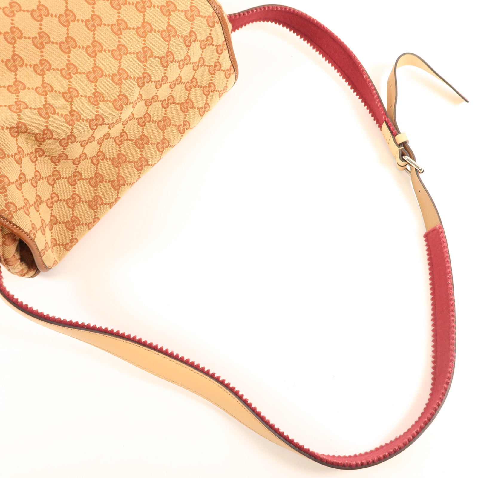 GUCCI 【激減優惠】帆布Shoulder Bag銀扣肩背袋