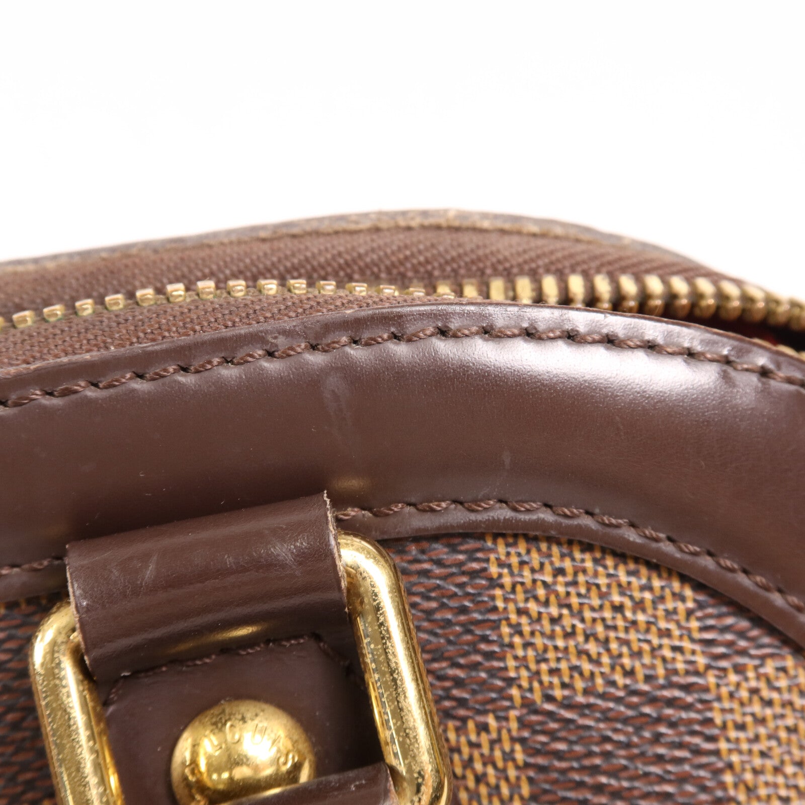 LOUIS VUITTON Damier Trevi PM金扣手挽肩背兩用袋