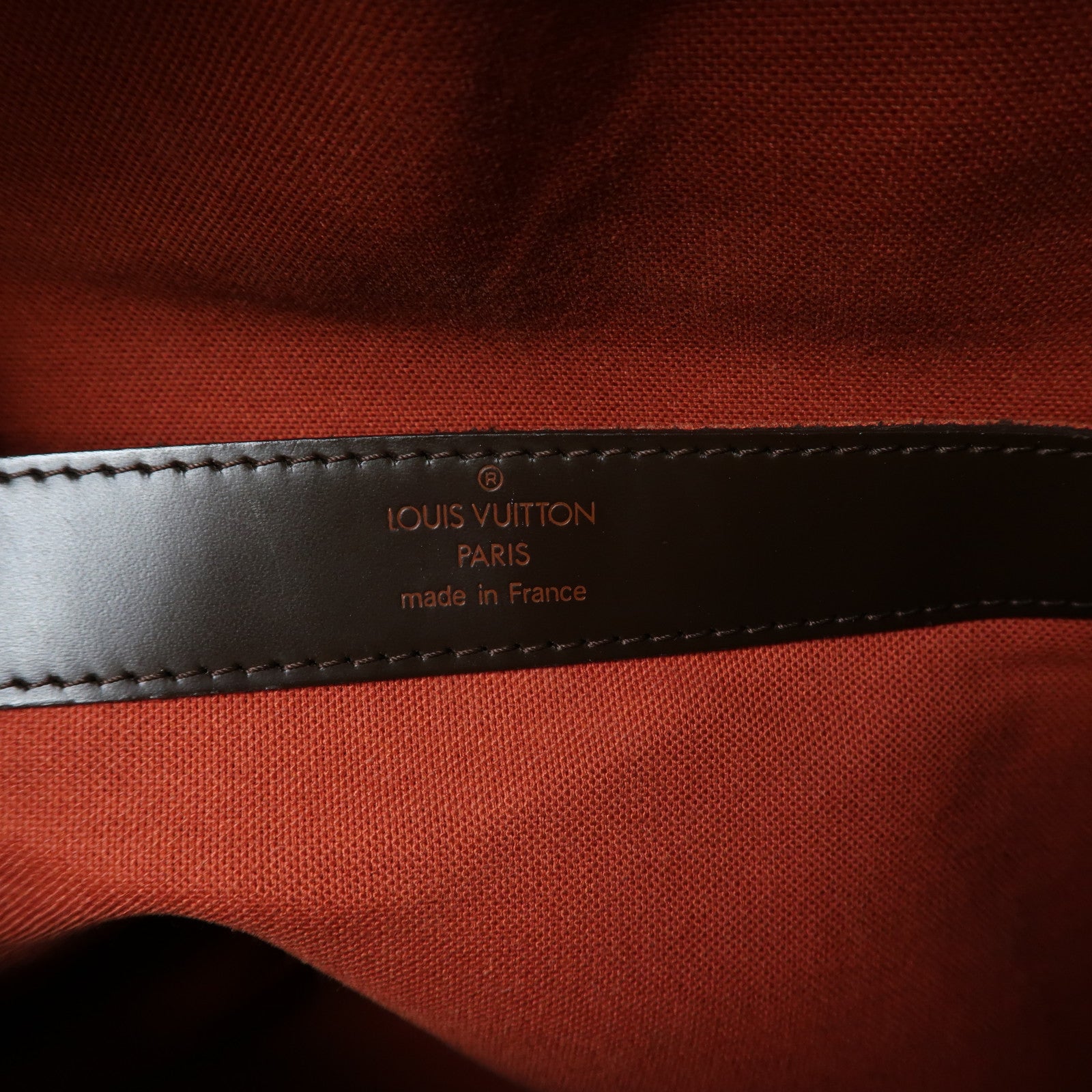 LOUIS VUITTON 【激減優惠】Damier Ebene Naviglio金扣肩背袋啡色