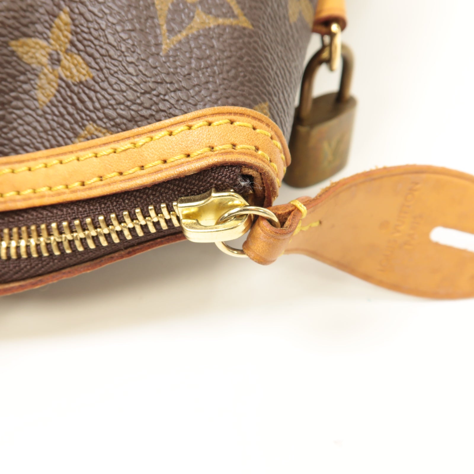 LOUIS VUITTON 【激減優惠】Monogram Lockit金扣手挽袋啡色