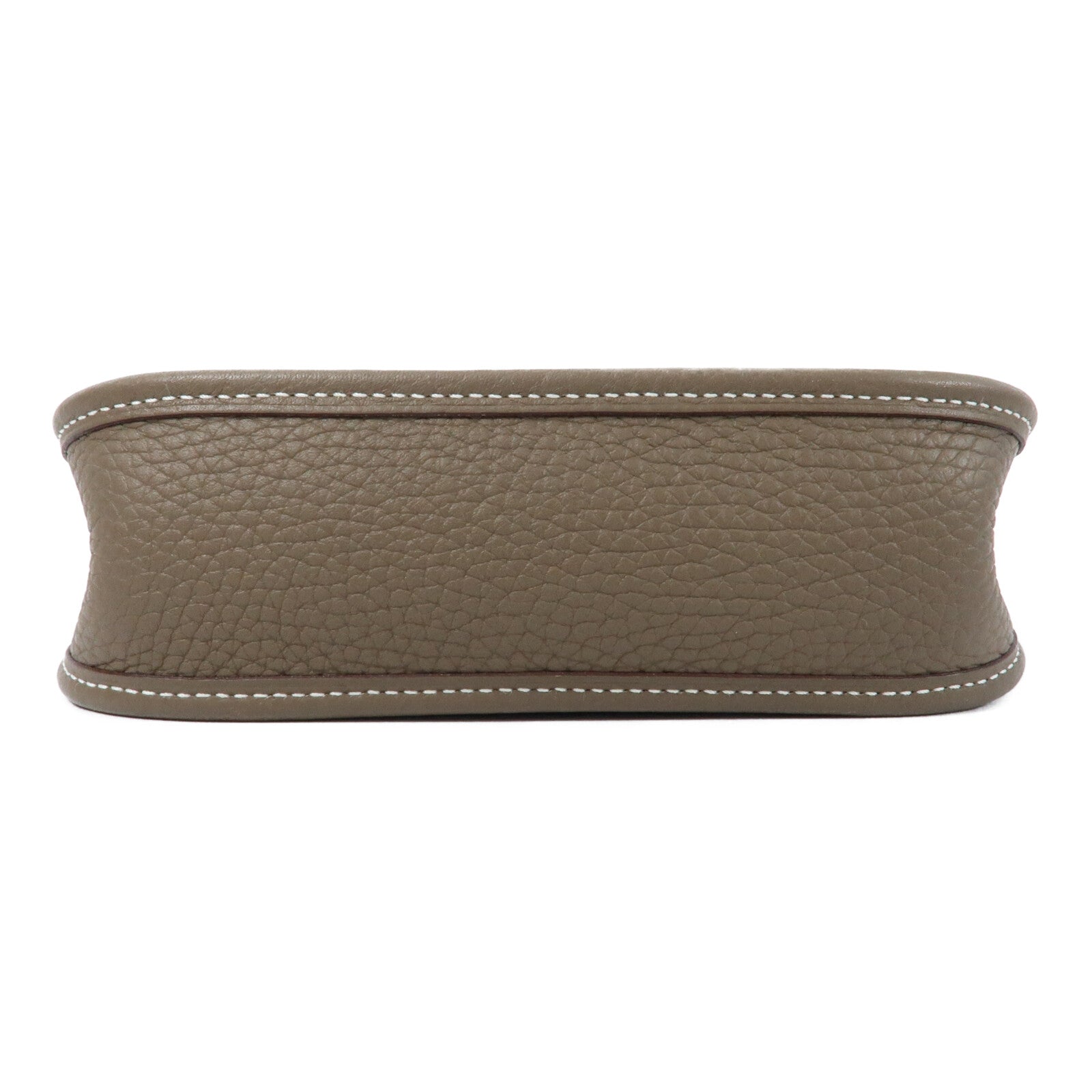 HERMES Clemence皮革Evelyne TPM金扣肩背袋Etoupe