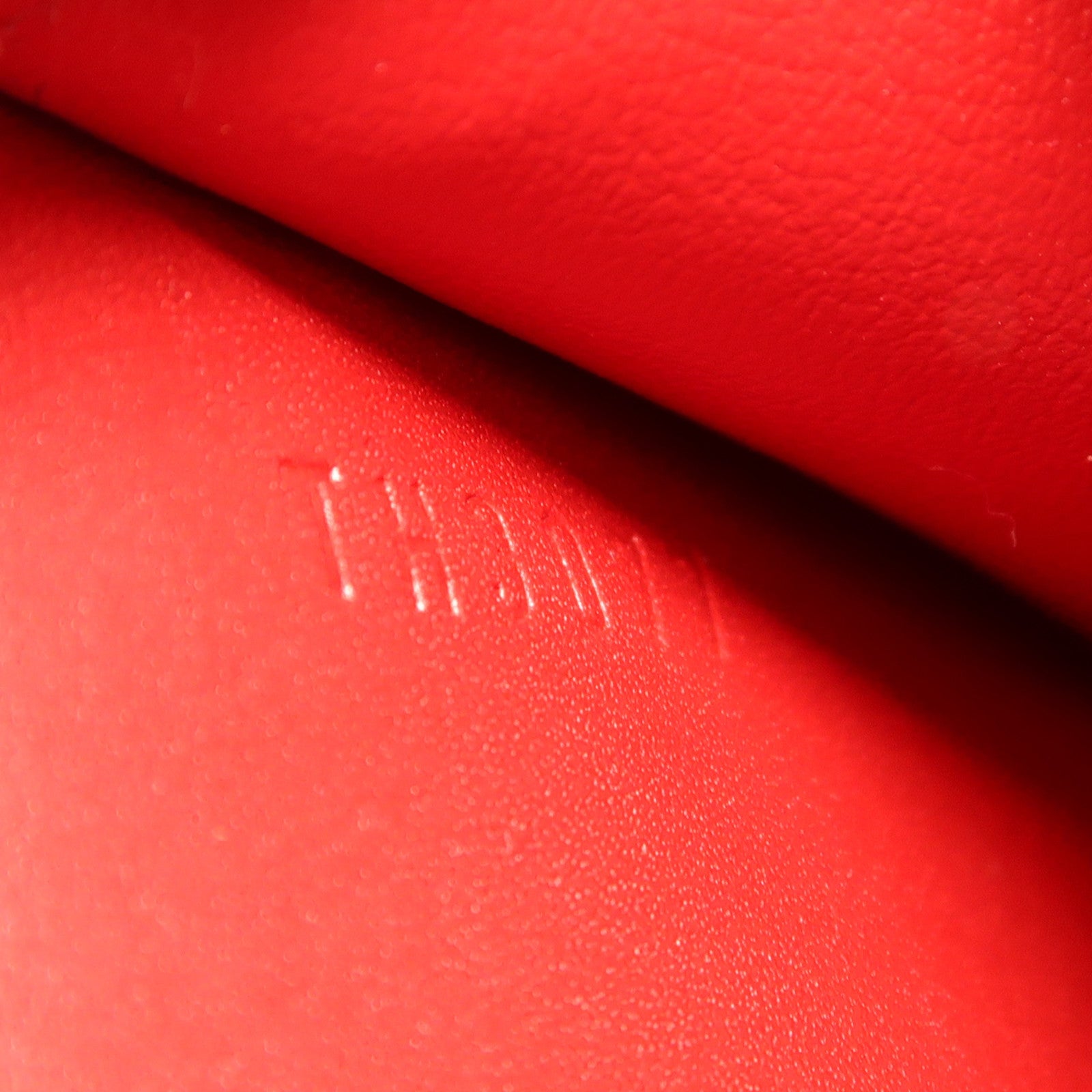 LOUIS VUITTON LV GHW Long Wallet M93530 Vernis Red