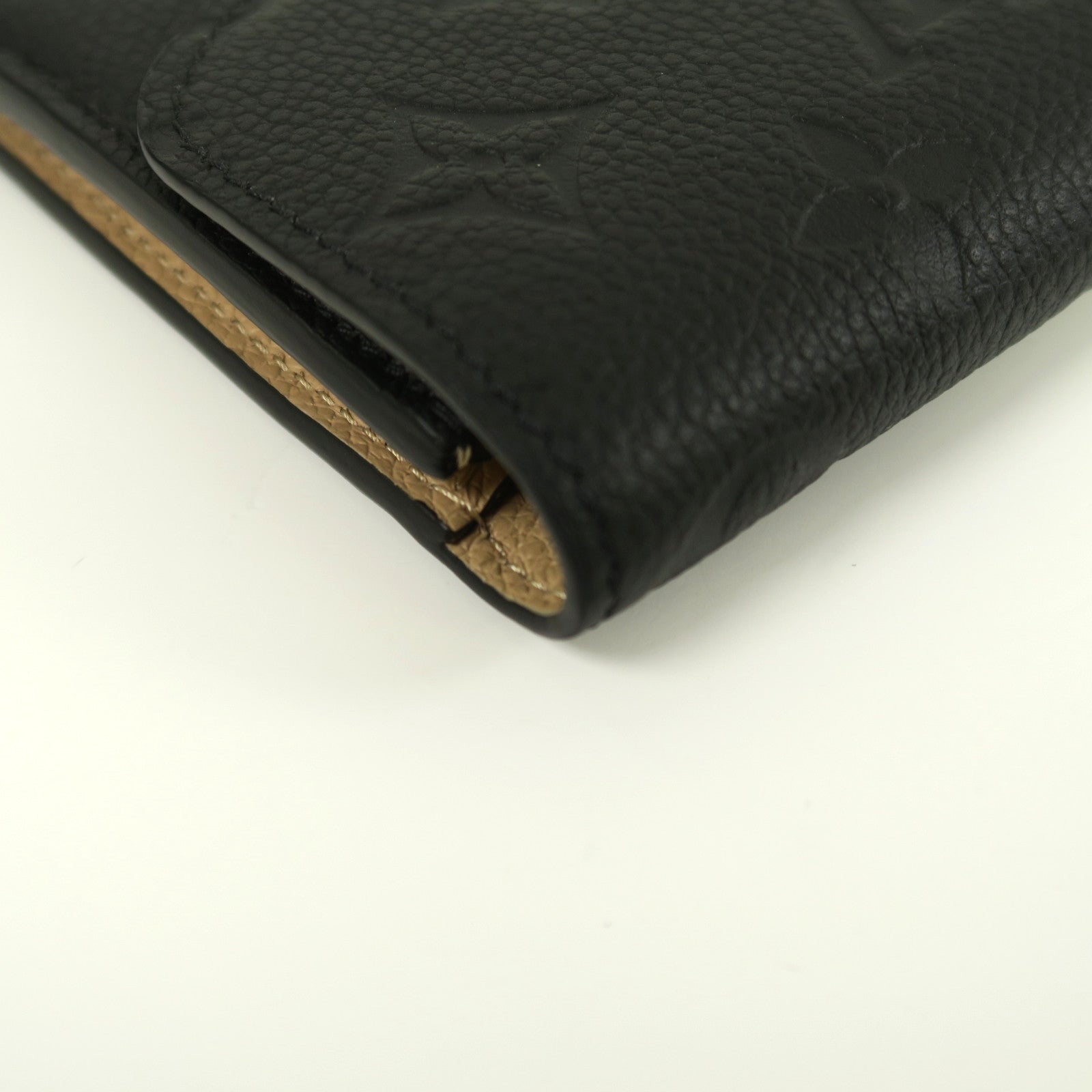 LOUIS VUITTON 【激減優惠】Monogram Empreinte Emilie金扣長錢包黑色