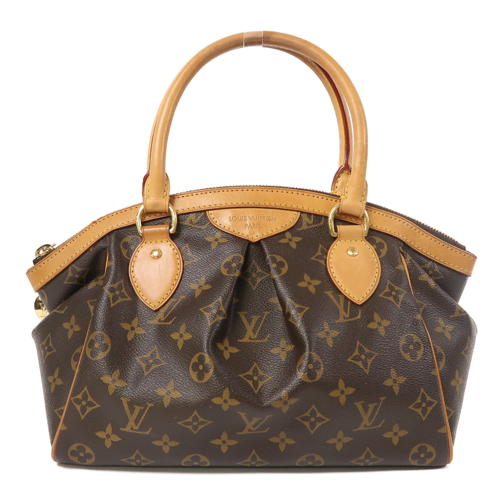 LOUIS VUITTON 【激減優惠】Monogram Tivoli PM金扣手挽袋啡色