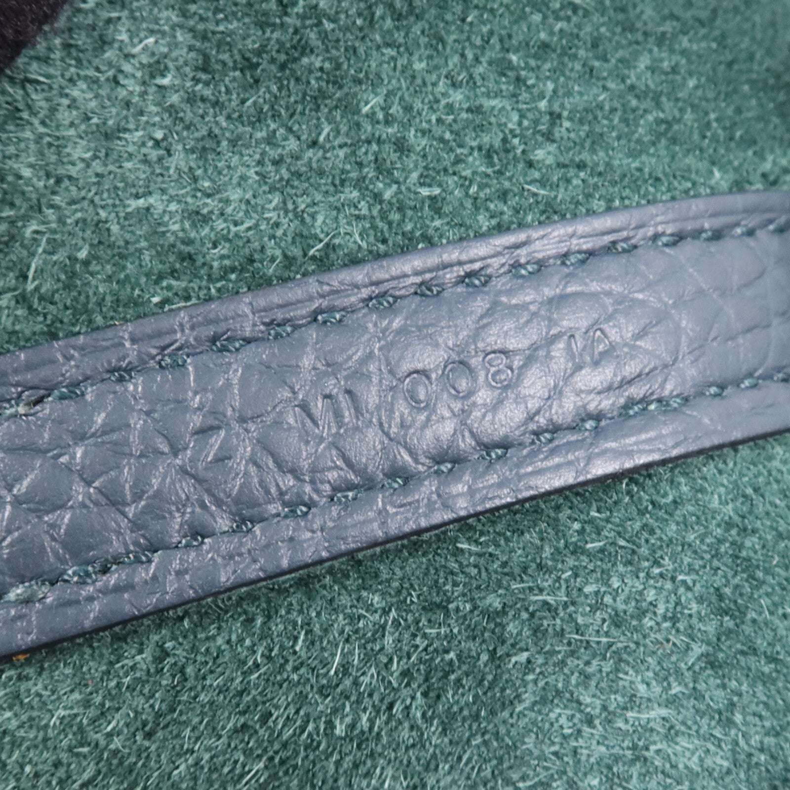 HERMES Clemence皮革Picotin MM金扣手挽袋 Vert Cypres