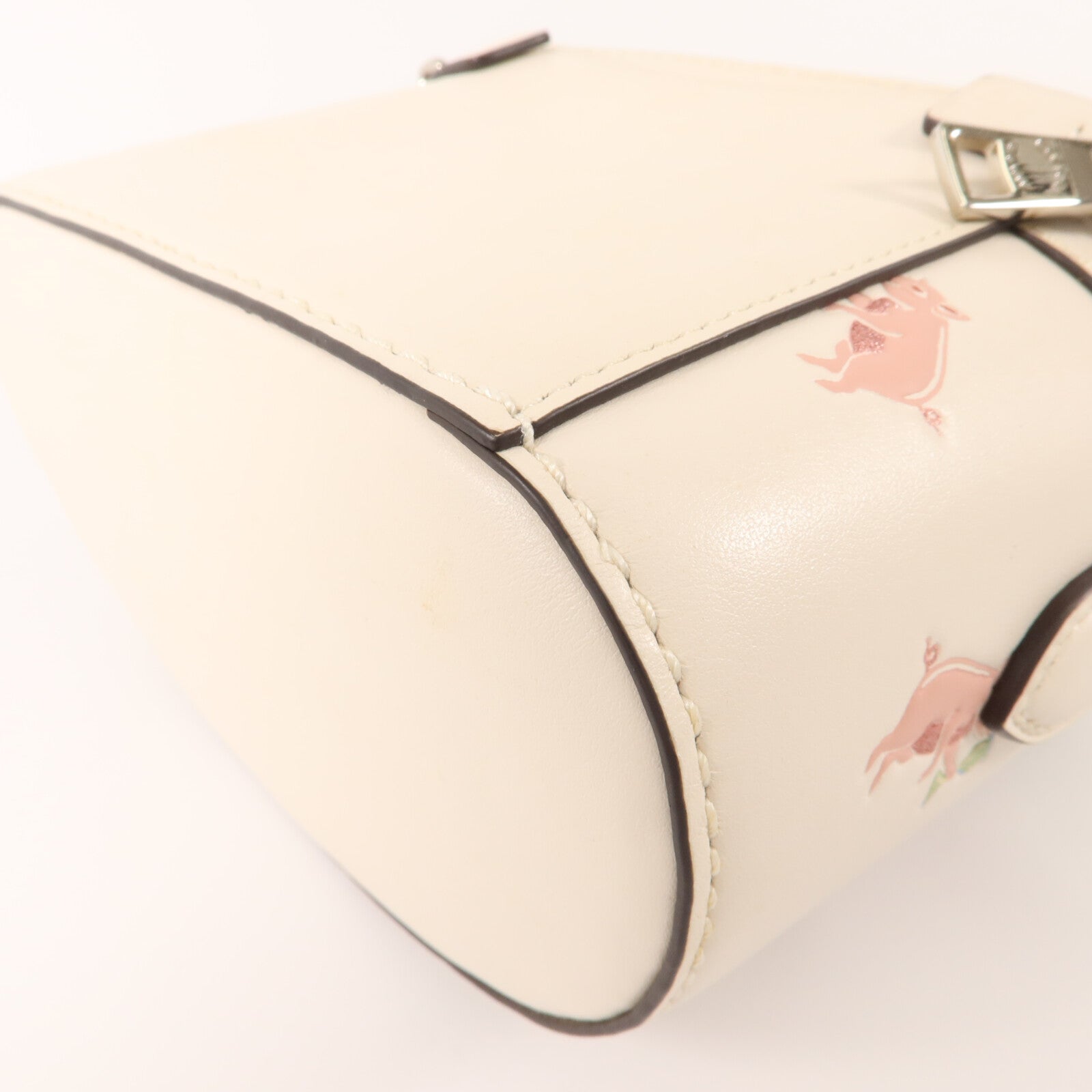 COACH 牛皮皮革Trail Bag With Party Pig Print手挽肩背兩用袋