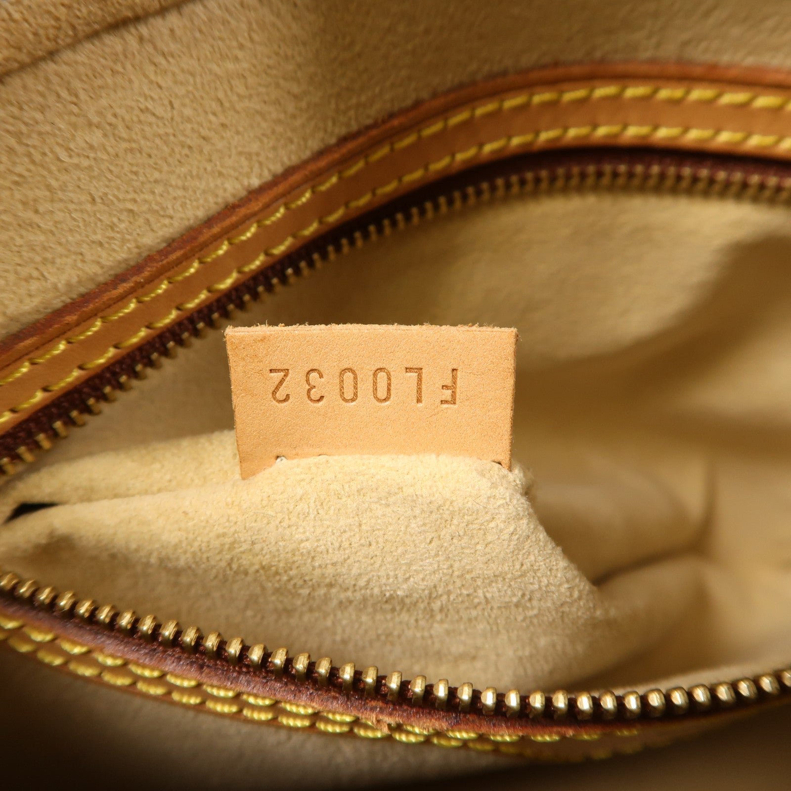 LOUIS VUITTON Monogram Looping MM金扣肩背袋棕色