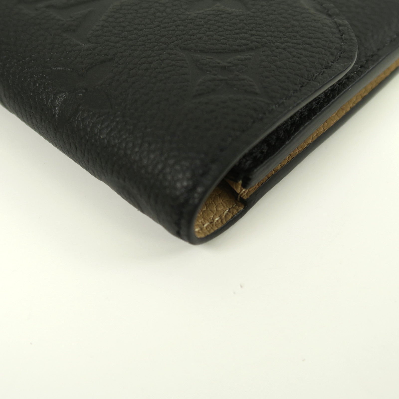 LOUIS VUITTON 【激減優惠】Monogram Empreinte Emilie金扣長錢包黑色
