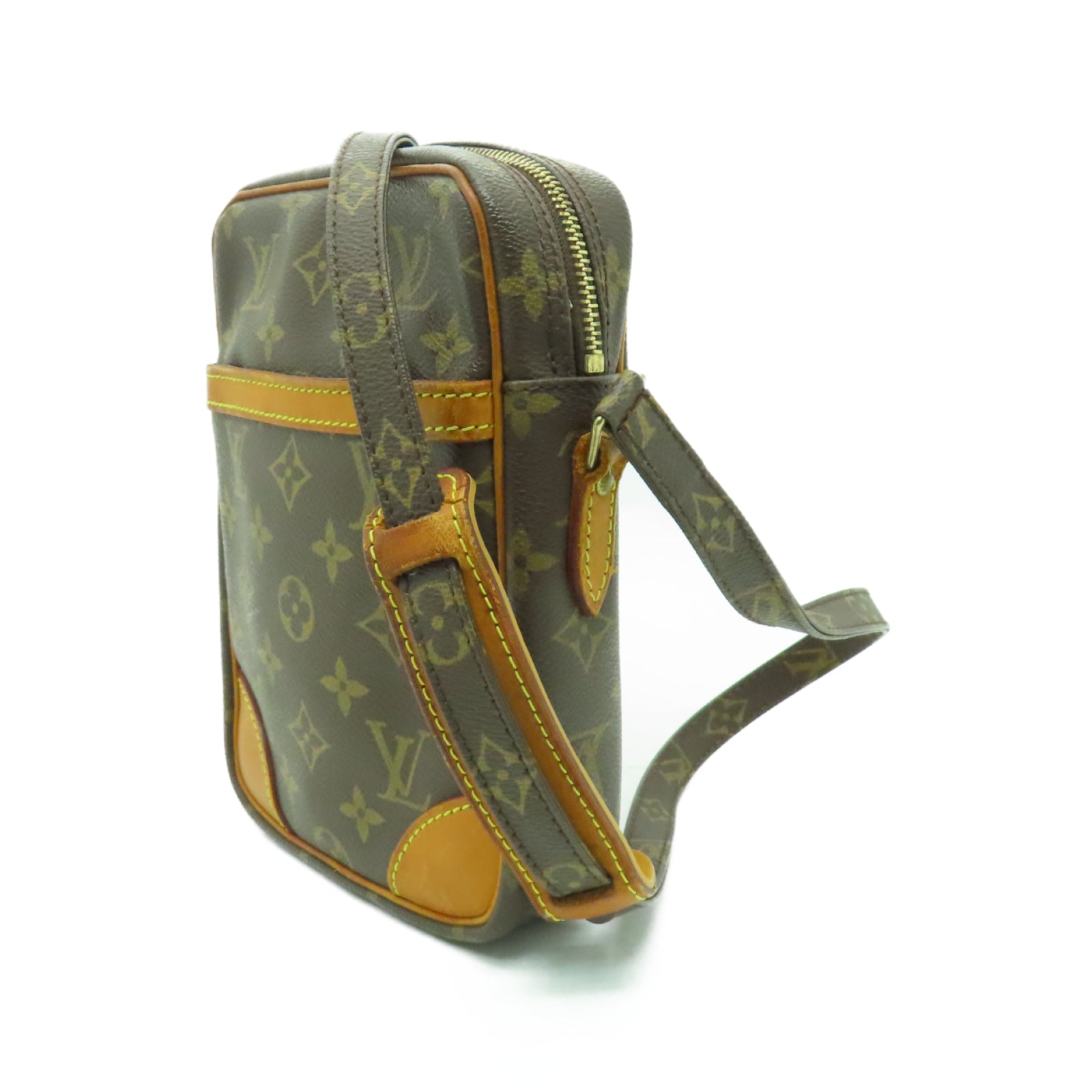 LOUIS VUITTON 【激減優惠】Monogram Danube金扣肩背袋啡色