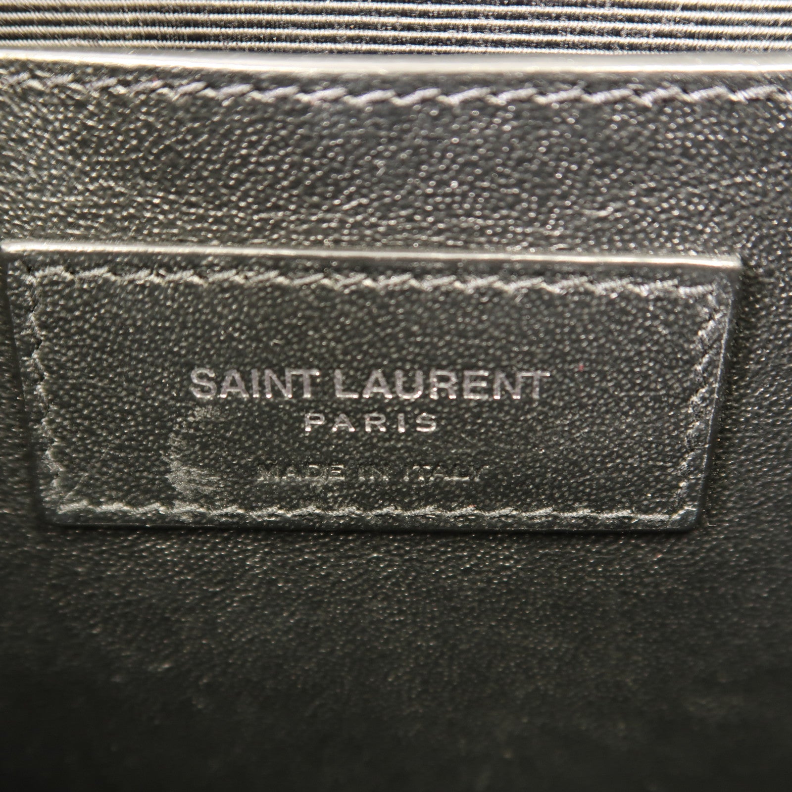 SAINT LAURENT 牛皮皮革Kate Medium銀扣肩背袋