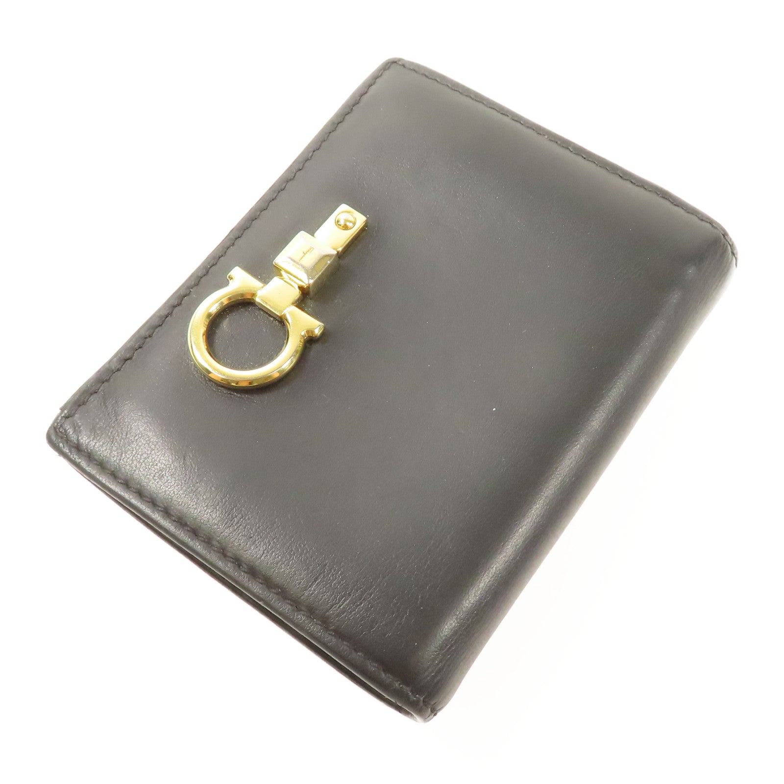 Salvatore Ferragamo 羊皮皮革Wallet金扣錢包